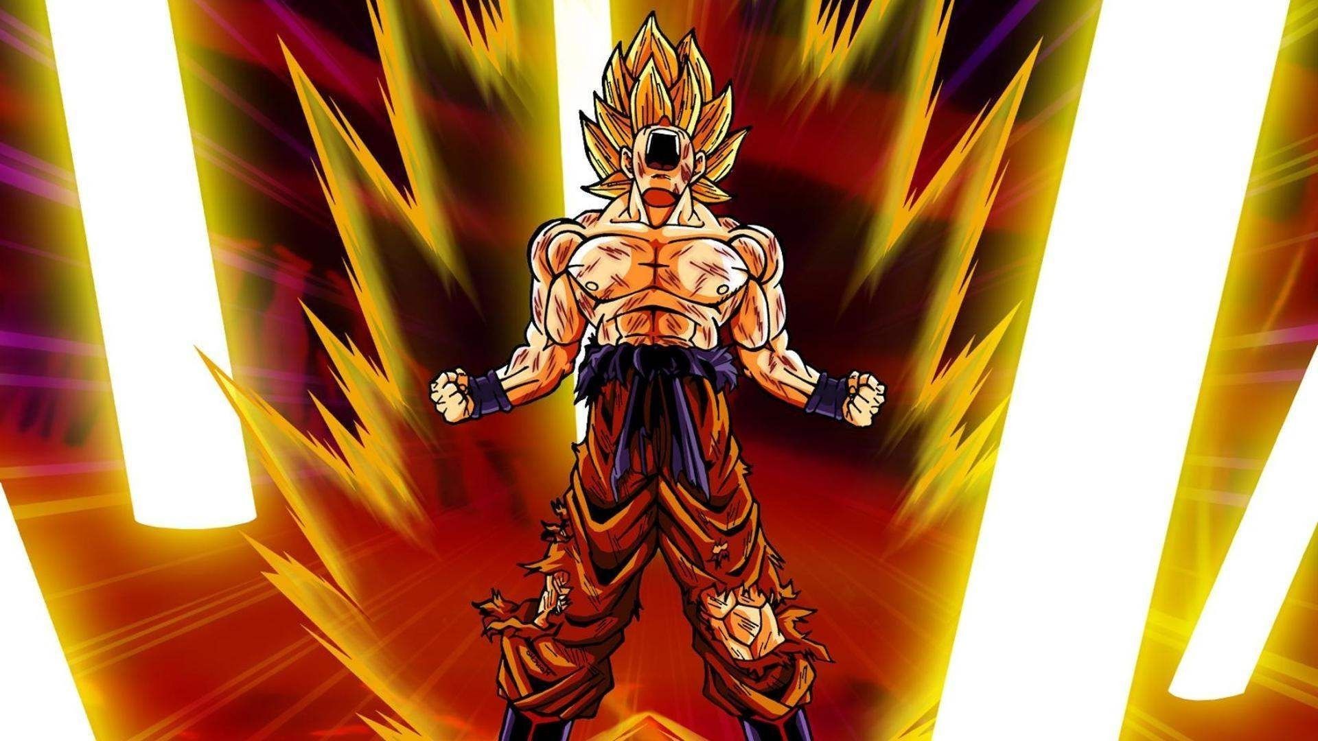 Goku Super Saiyan HD Background Live Wallpaper HD