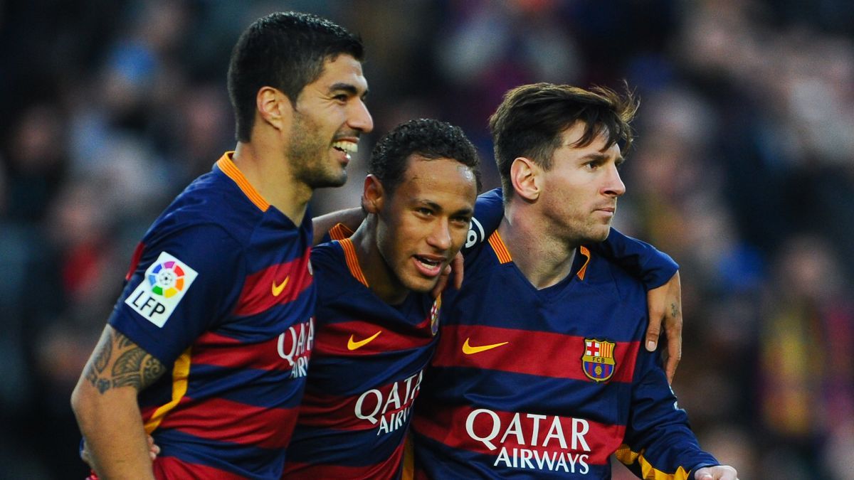 Download MSN Trio With FC Barcelona Wallpaper | Wallpapers.com