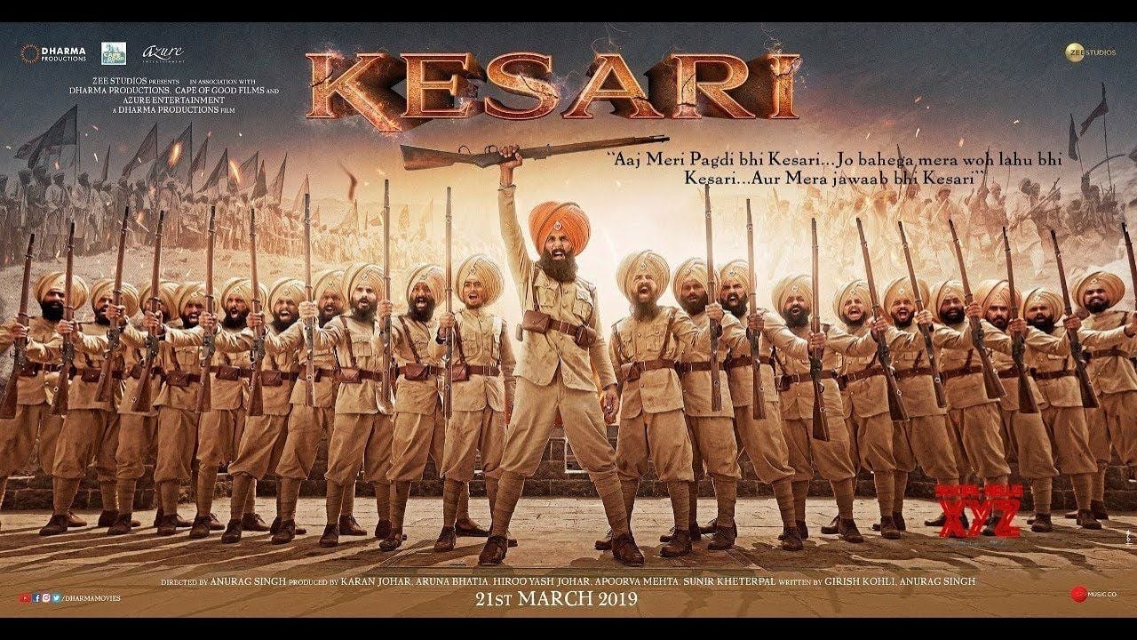 Kesari (2019) Movie. Akshay Kumar, Parineeti Chopra