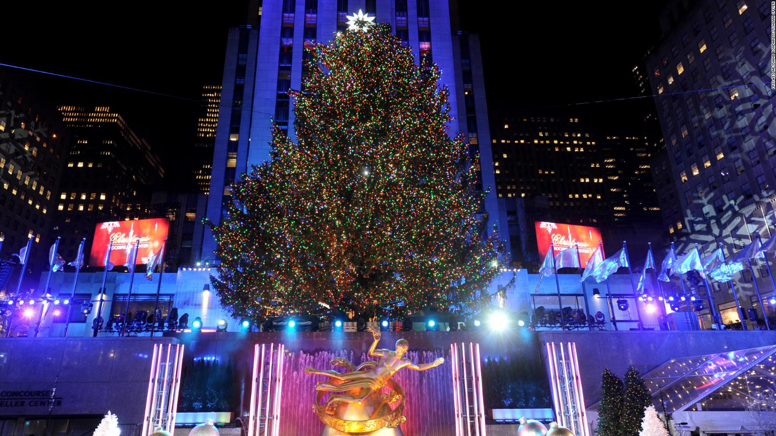 The 2019 Rockefeller Christmas tree was cut down