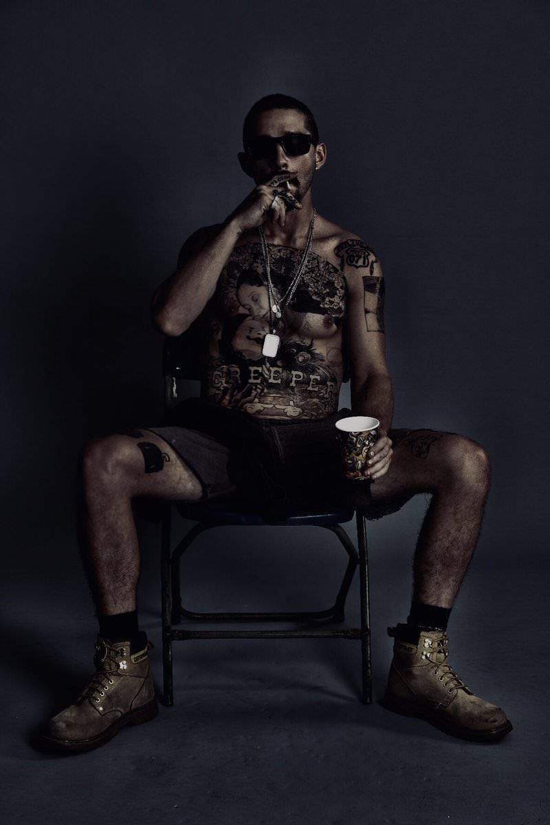 First Image of Shia LaBeouf from David Ayer's 'The Tax Collector'. Shia labeouf, Shia labeouf tattoo, Shia