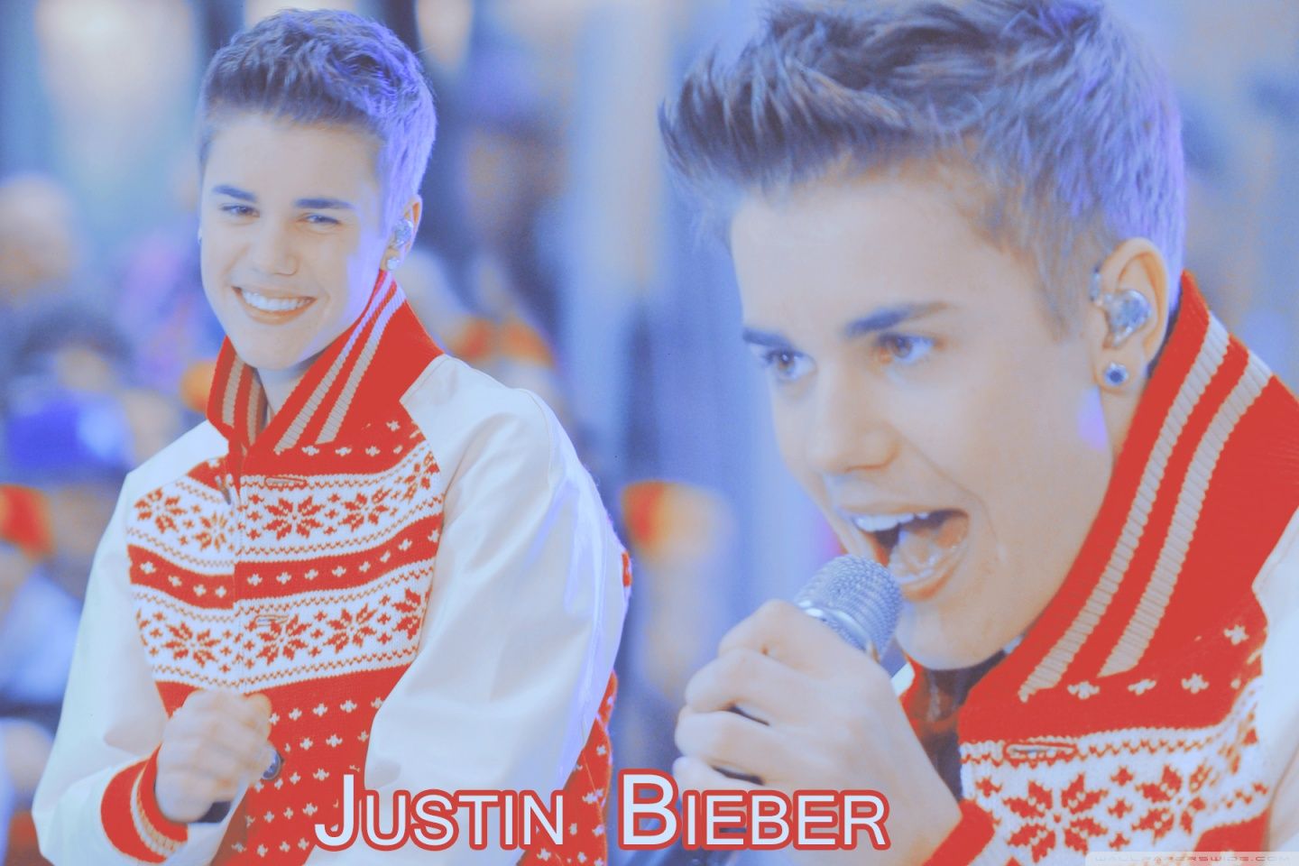 Justin Bieber Christmas Ultra HD Desktop Background Wallpaper for