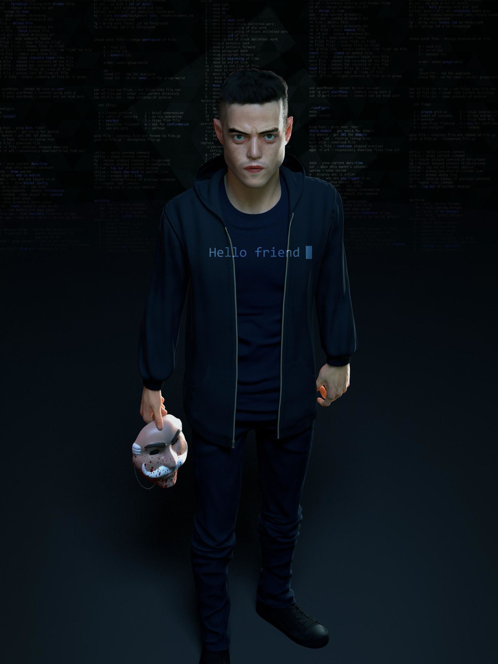 Hello Friend Mr Robot 1668x2224 Resolution Wallpaper, HD TV Series 4K Wallpaper, Image, Photo and Background