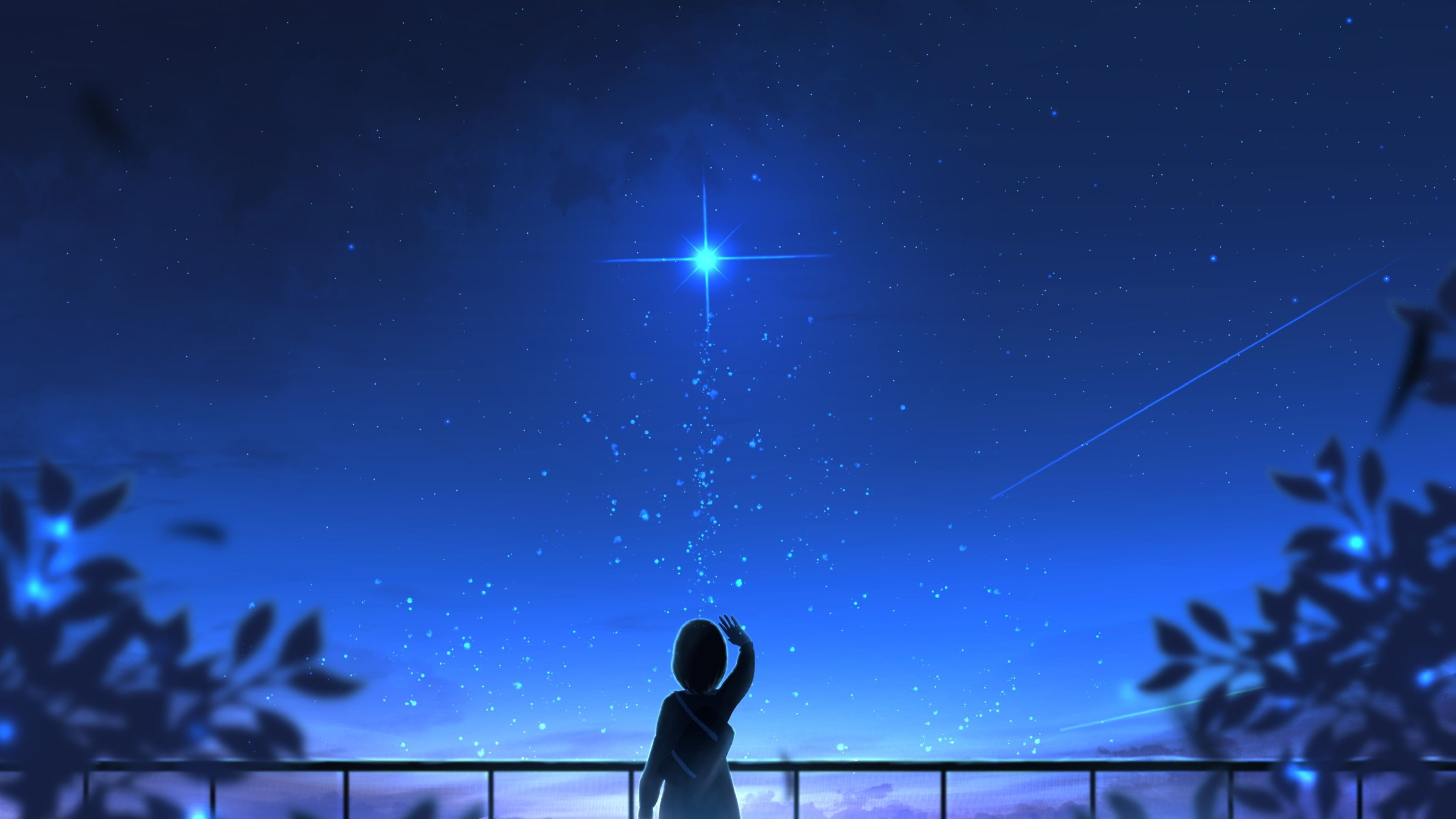 Broken Girl Looking At Sky 4K Wallpaper, HD Anime 4K Wallpaper, Image, Photo and Background