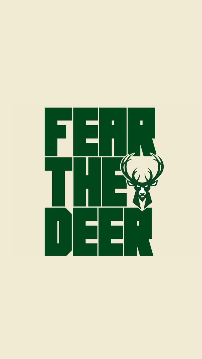 Milwaukee Bucks på Twitter: Them: WE WANT WALLPAPERS! Us: Them: WALLPAPERS PLZ!! Us: Them: Could we please have wallpaper for our phones!?! Us: Introducing #FearTheDeer Playoff Wallpaper!!
