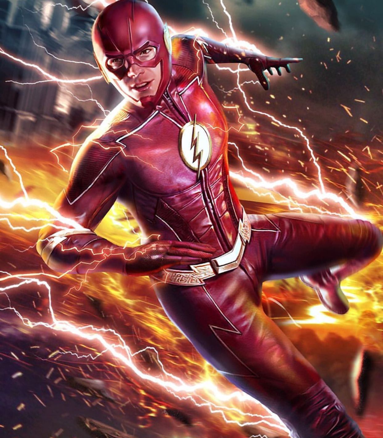 The Flash. Flash comics, Kid flash, Flash wallpaper