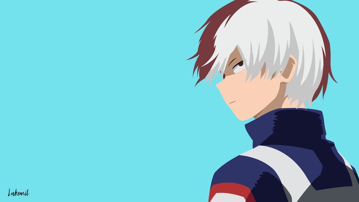 Todoroki PC Minimalist Wallpapers - Wallpaper Cave