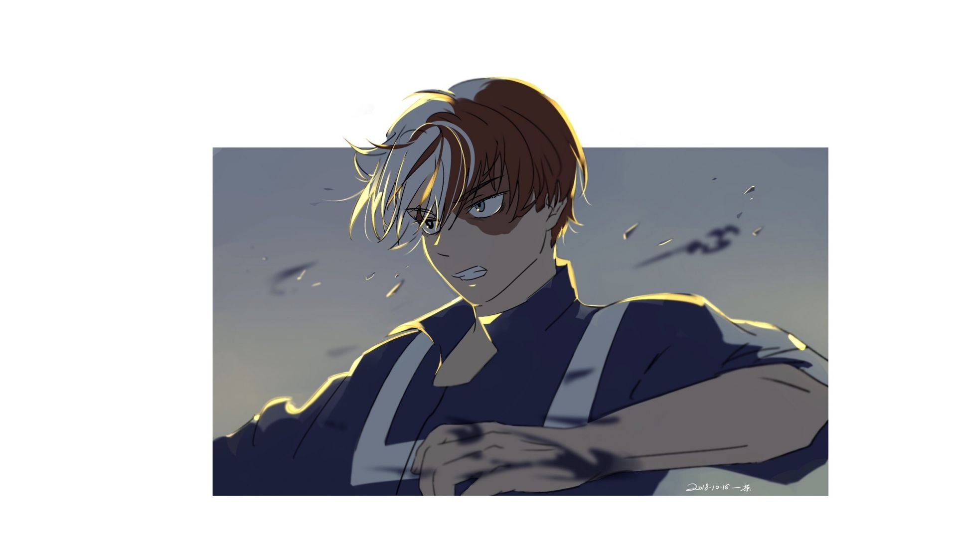 Todoroki PC Minimalist Wallpapers - Wallpaper Cave