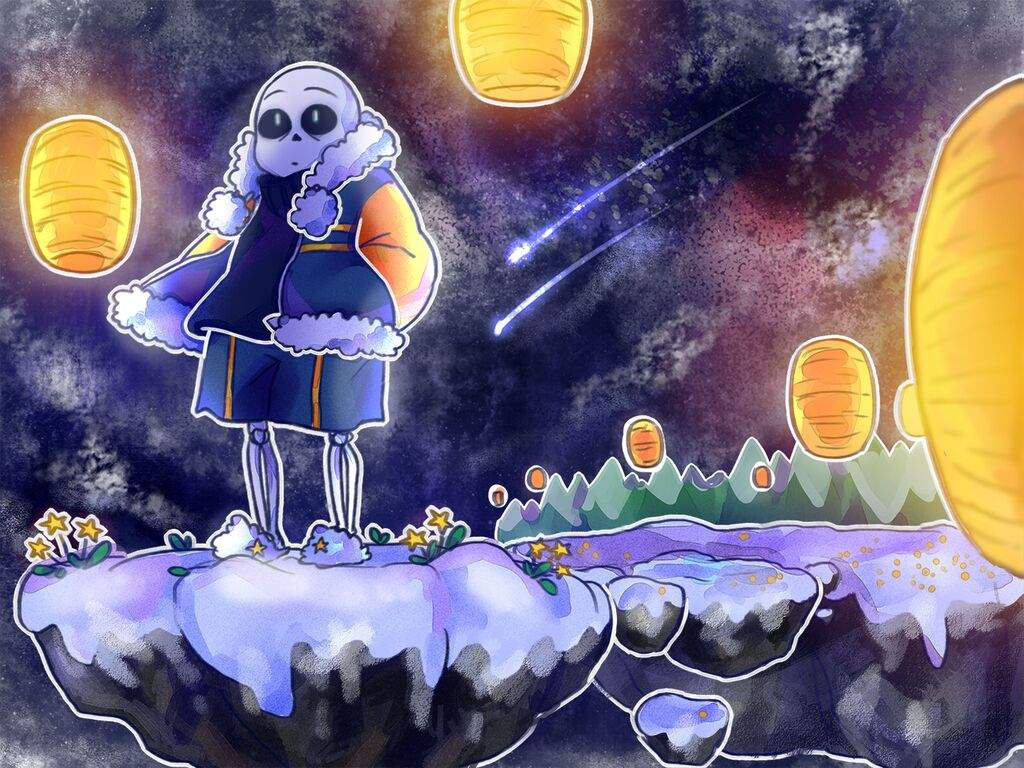 Outertale Sans Wallpapers Wallpaper Cave