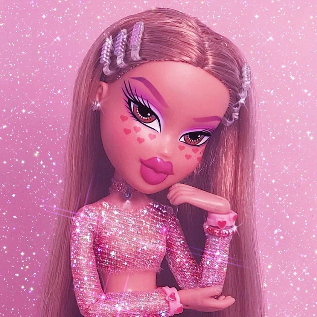 Макияж. Pastel pink aesthetic, Black bratz doll, Bad girl aesthetic