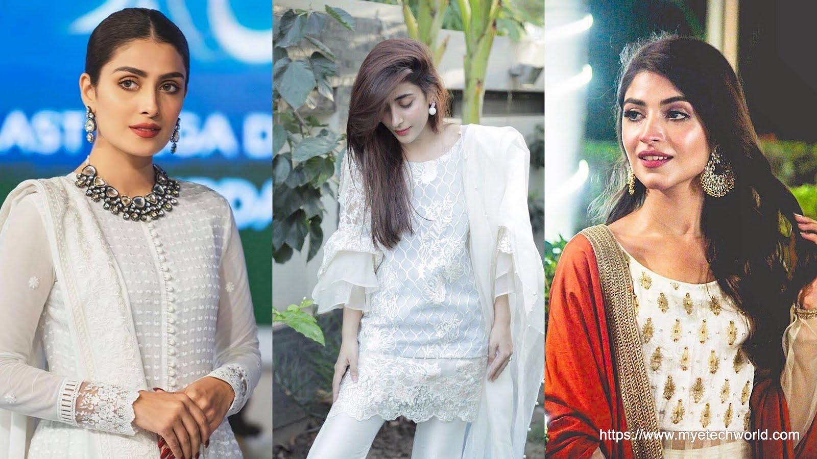 Asian Actresses in Beautiful White Dress. Busty Pakistani Girls Hot Wallpaper in Tradition Dress