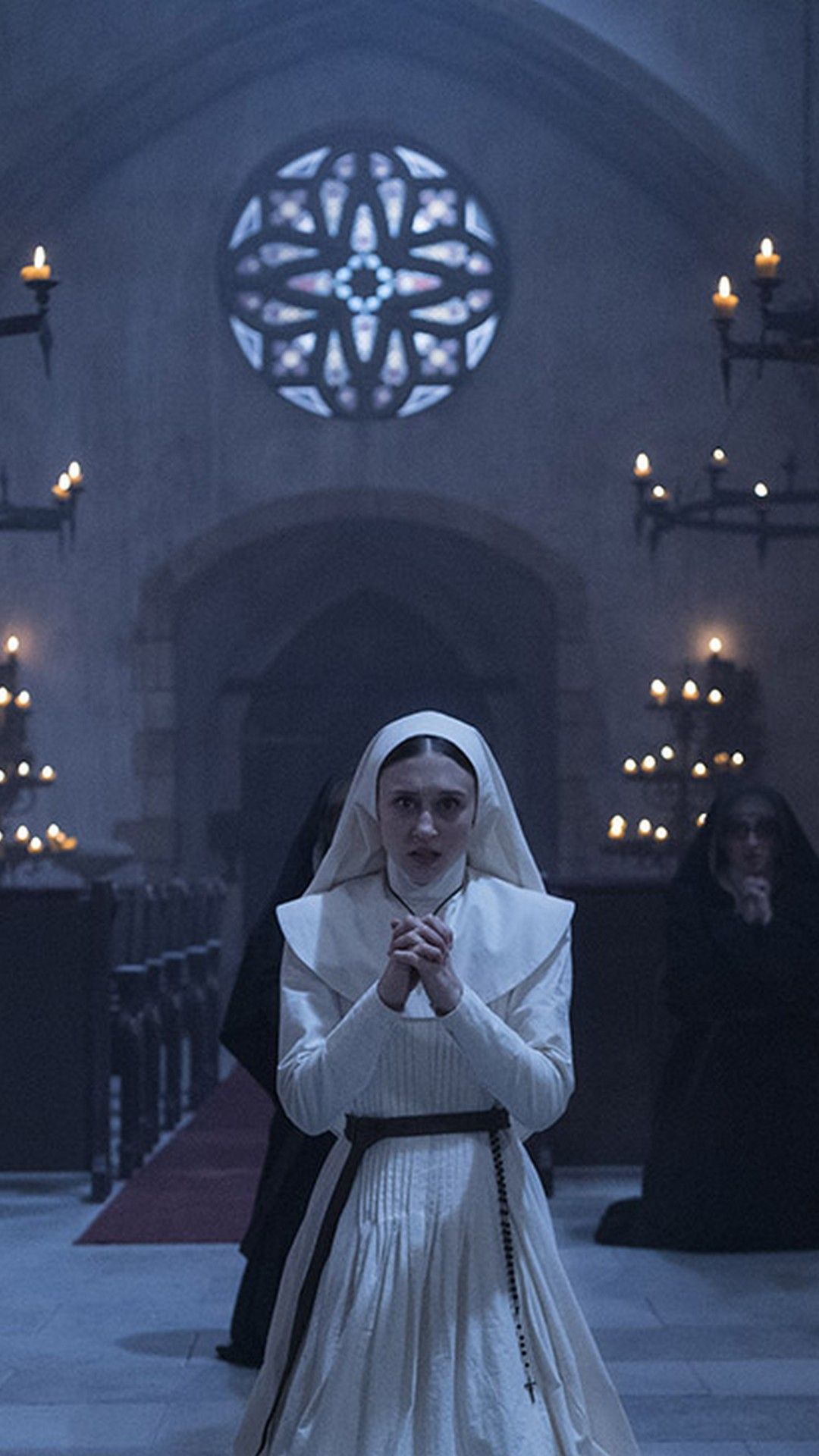Wallpaper The Nun Poster Android Mobile Wallpaper. Horror movies memes, Horror photo, Movie wallpaper