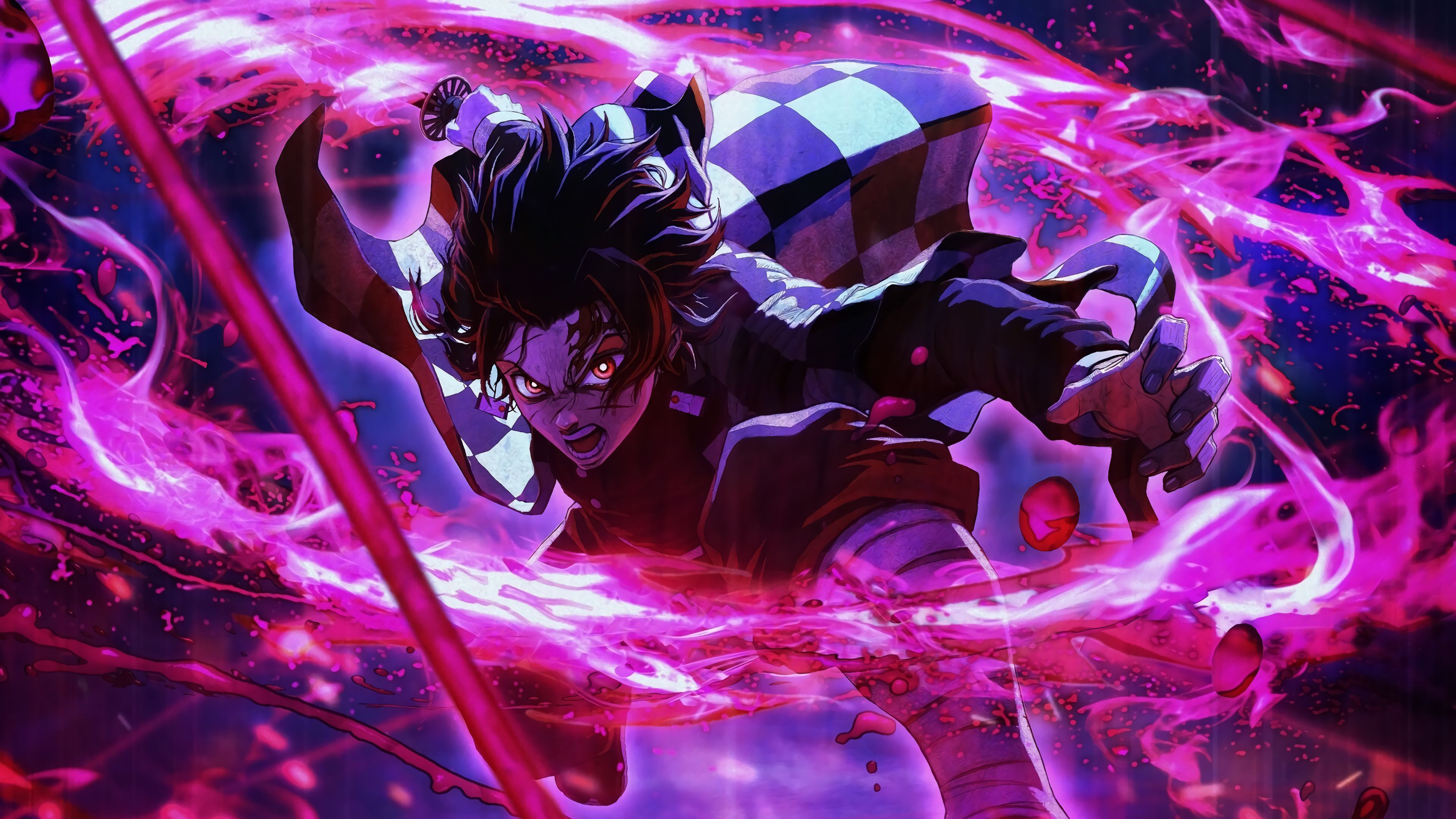 Tanjiro The DemonSlayer. HD anime wallpaper, Anime wallpaper, Cool anime wallpaper