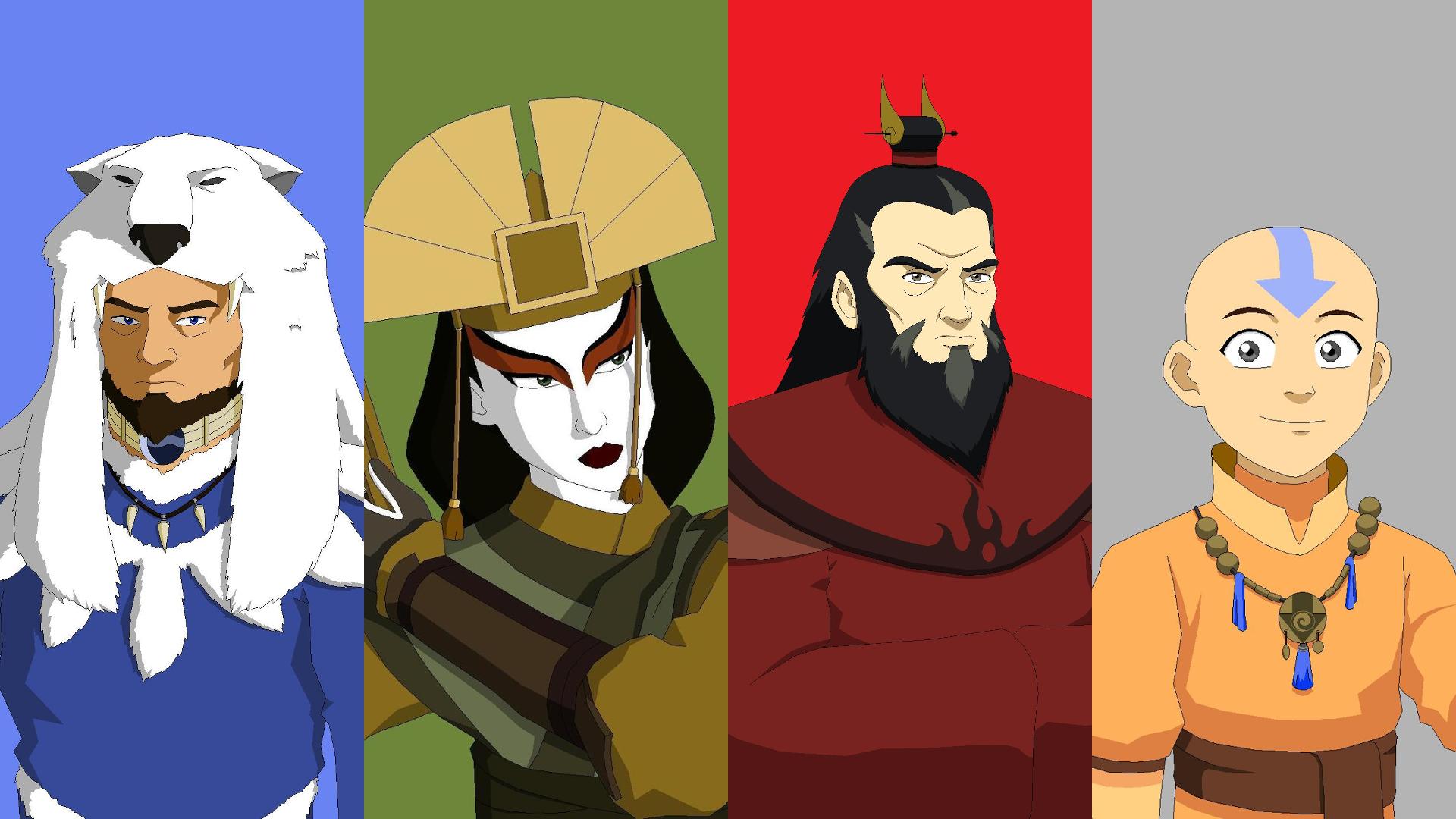 I made four wallpaper with the Avatars from Kuruk to Aang (all 1920x1080)