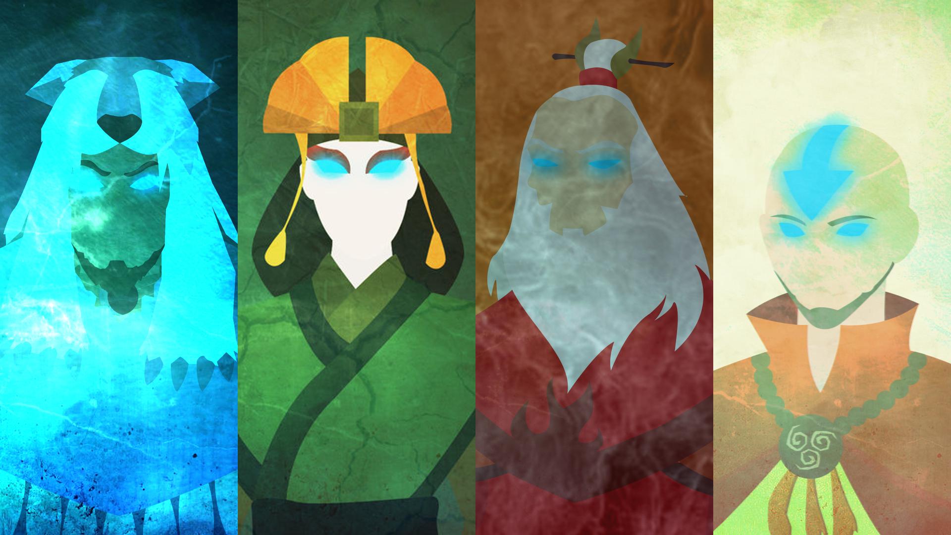 I made four wallpaper with the Avatars from Kuruk to Aang (all 1920x1080)