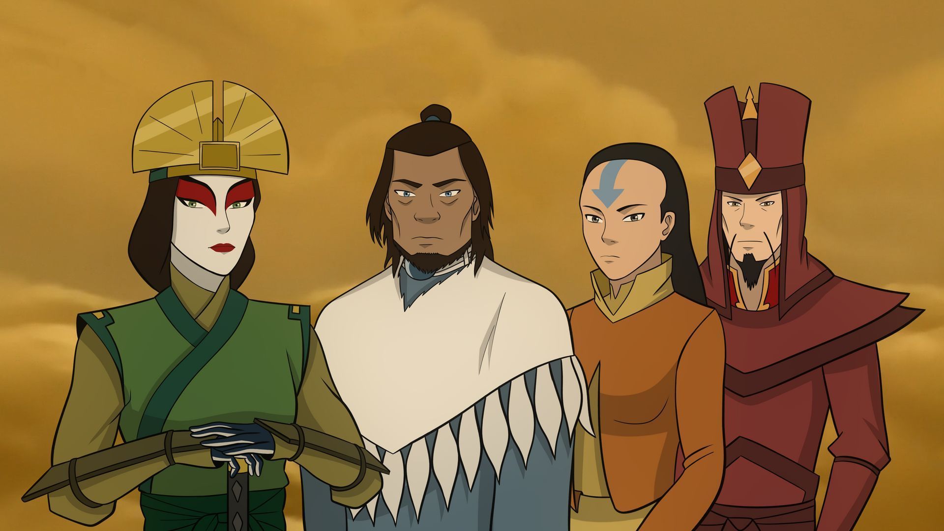 Avatar Kyoshi, Kuruk, Yangchen, and Jafar. Avatar kyoshi, Avatar picture, Avatar aang