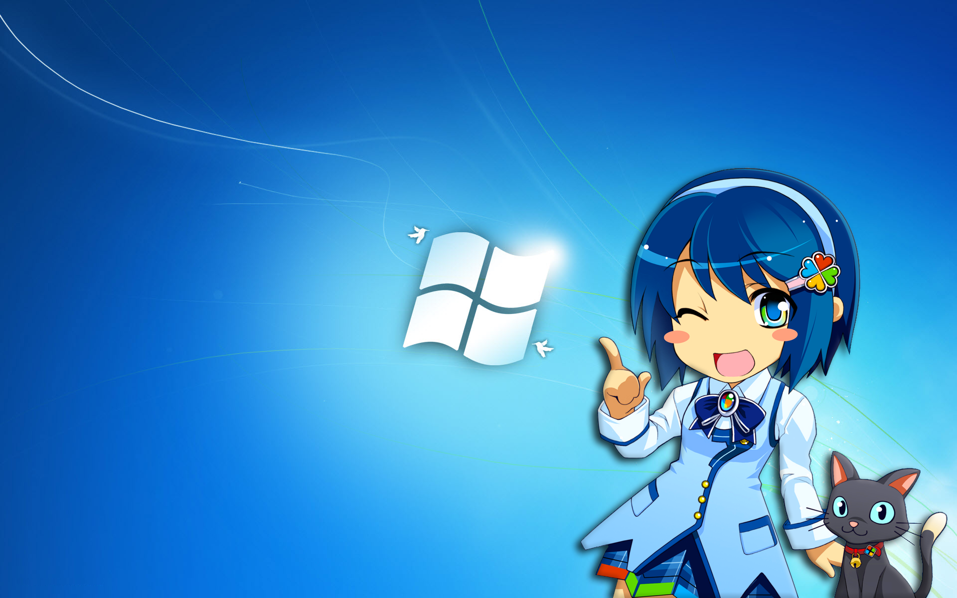 Windows 7 Anime Wallpaper