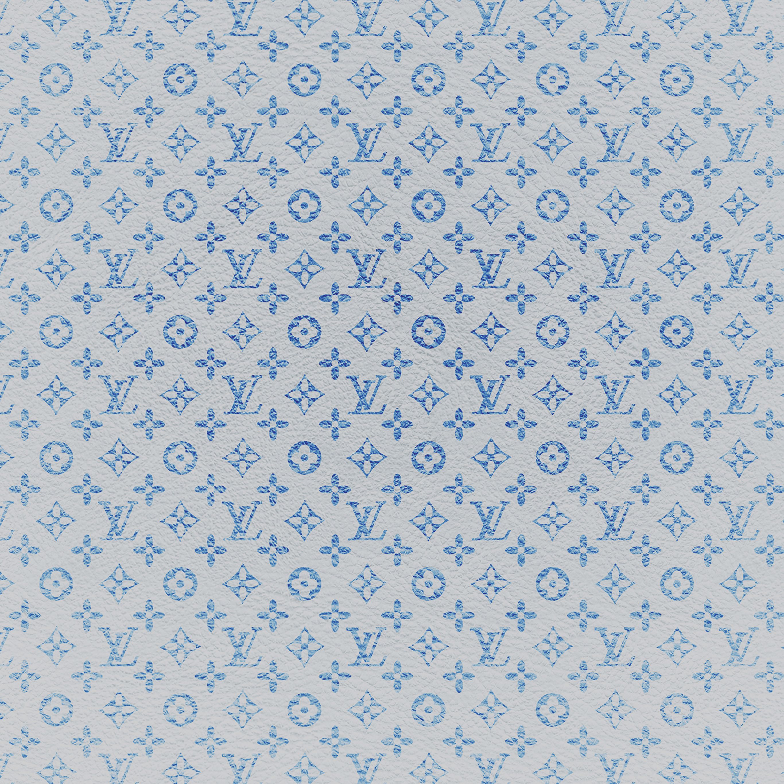 Android wallpaper. louis vuitton blue pattern art