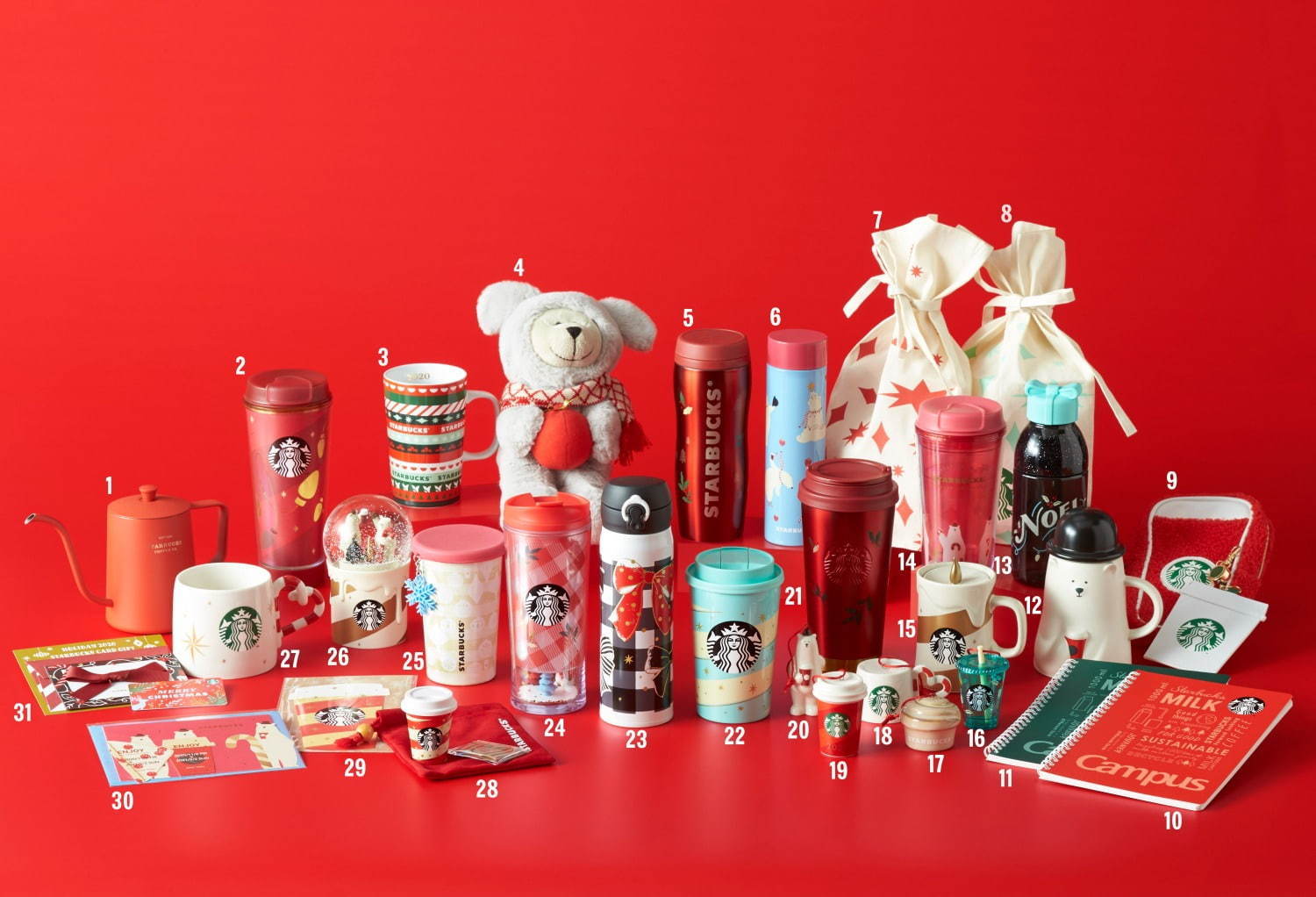 Starbucks unveils festive new Christmas drinkware range for 2020. SoraNews24 -Japan News