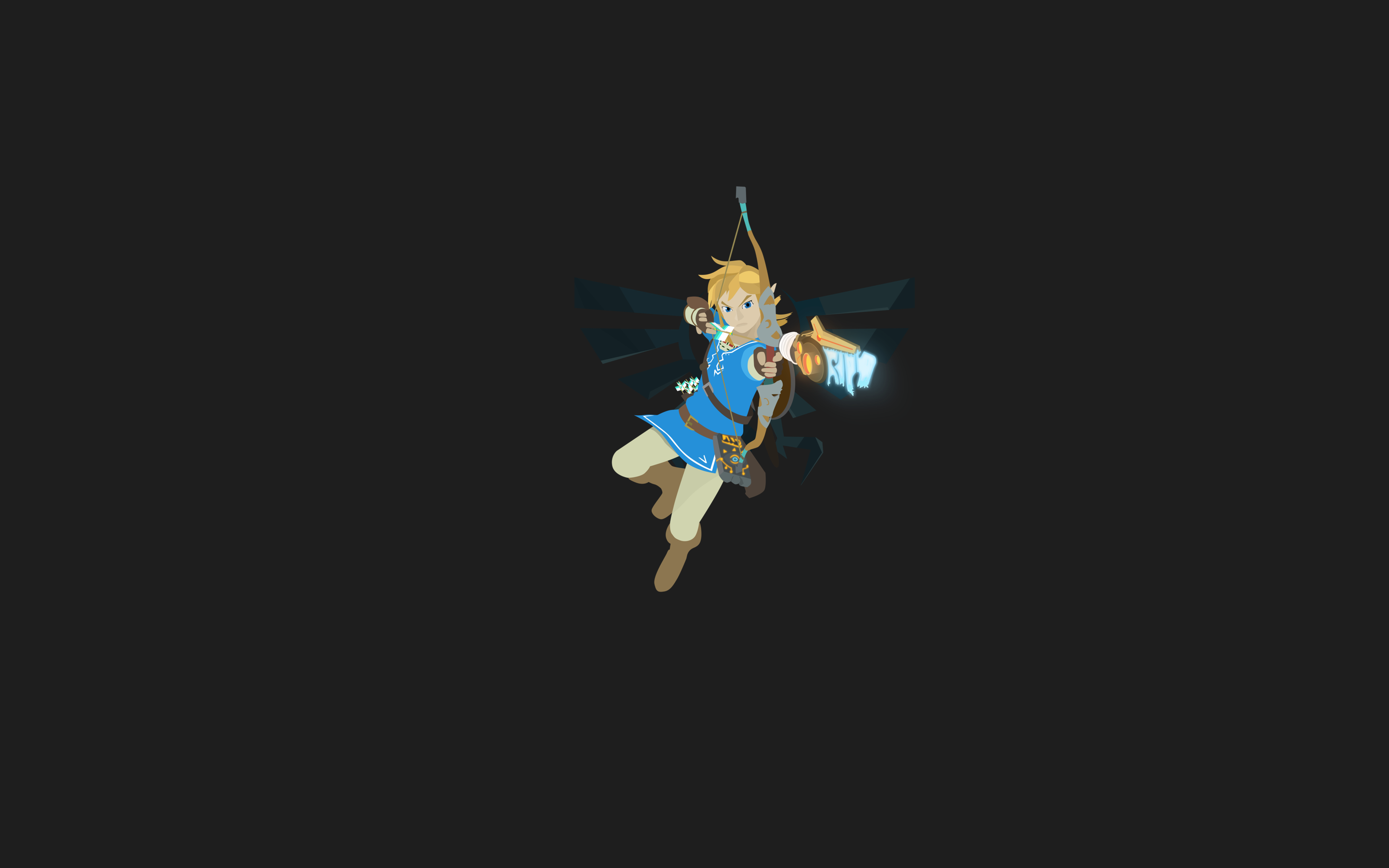 Minimal Link wallpaper I made!, Breath_of_the_Wild