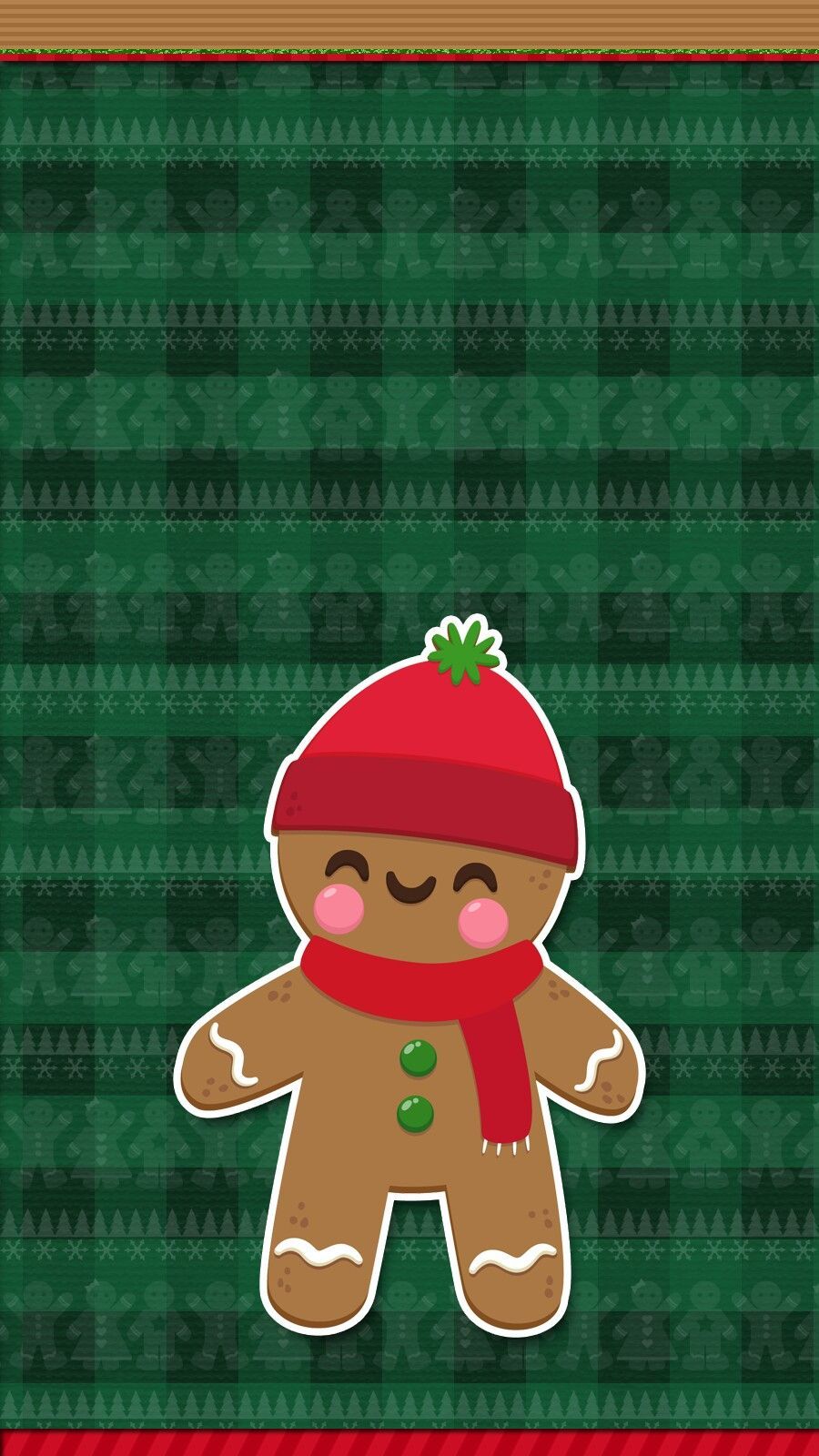 cute #gingerbread #wallpaper #iphone #android #christmas. iPhone wallpaper winter, Wallpaper iphone christmas, Christmas phone wallpaper