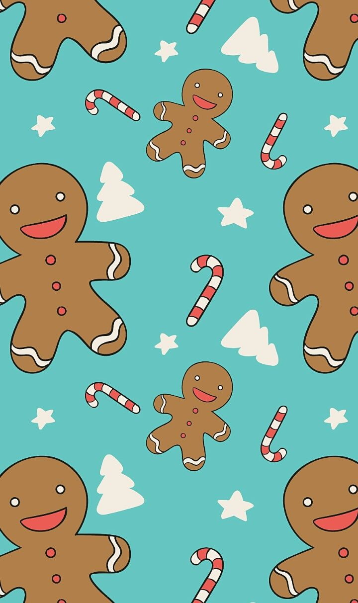pattern #christmas #cookies #candies. Christmas phone wallpaper, Cute christmas wallpaper, Christmas wallpaper