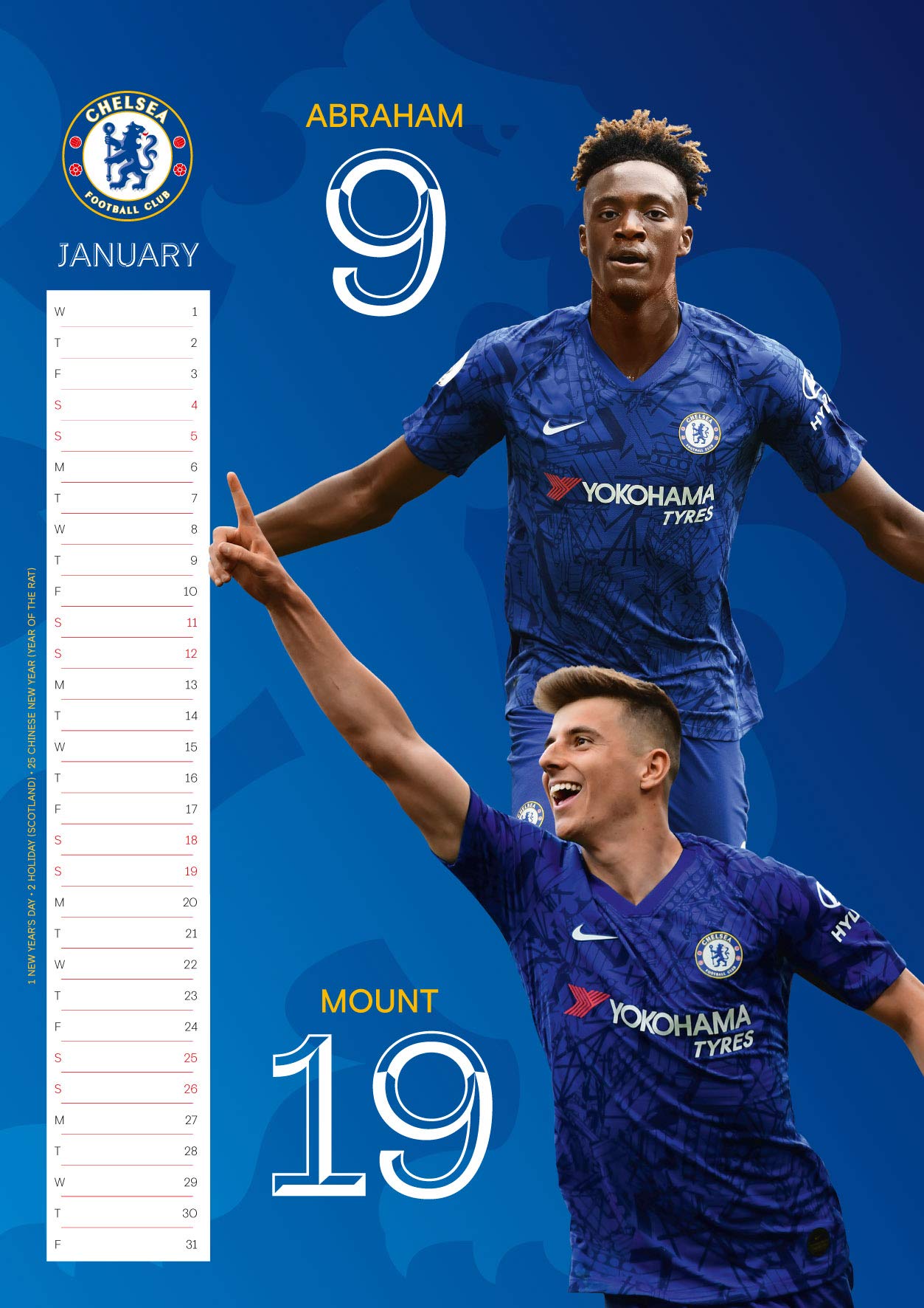 The Official Chelsea F.C. Calendar 2020: F.C., Chelsea: 9781838541576: Books