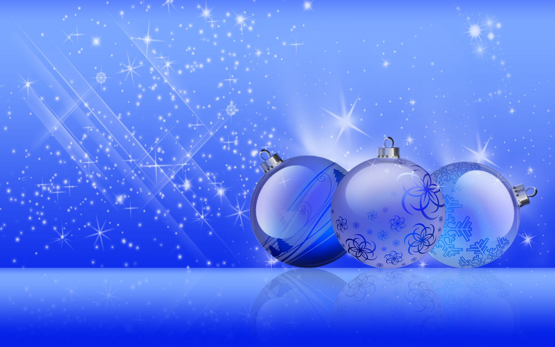 christmas blue background HD