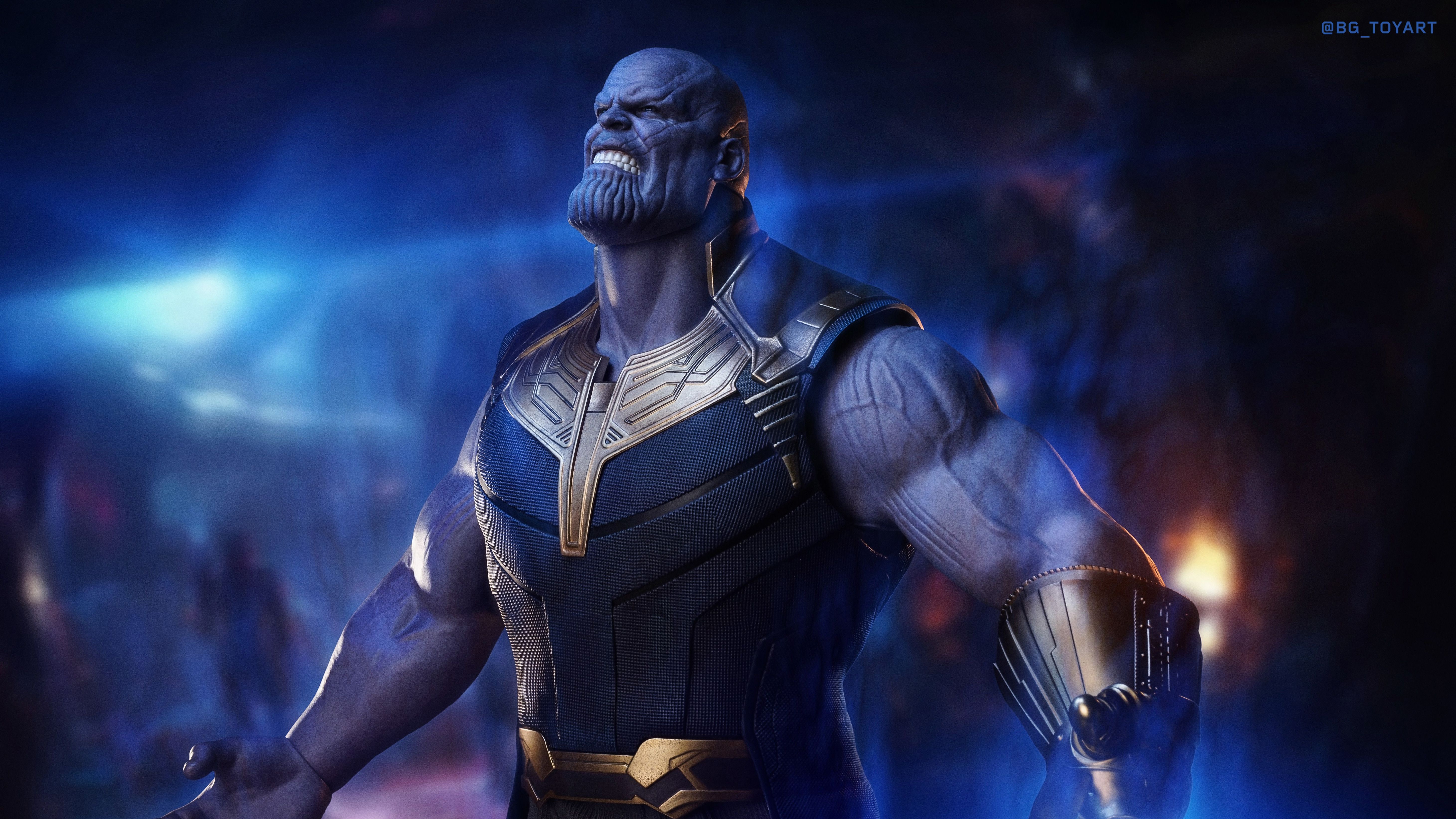 Thanos in Infinity War .wallpaperden.com