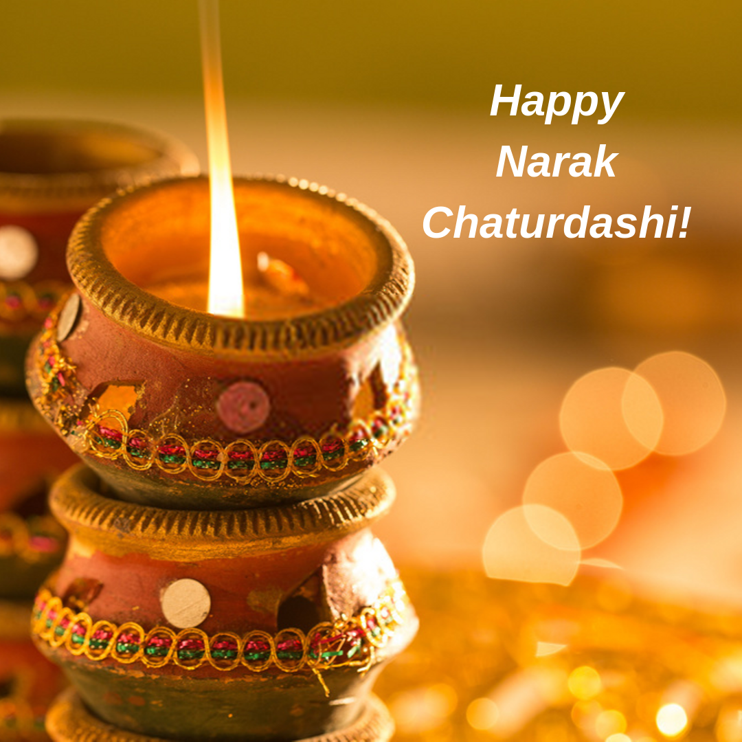 Narak Chaturdashi image, wallpaper. Happy narak chaturdashi, Narak chaturdashi, Wishes messages