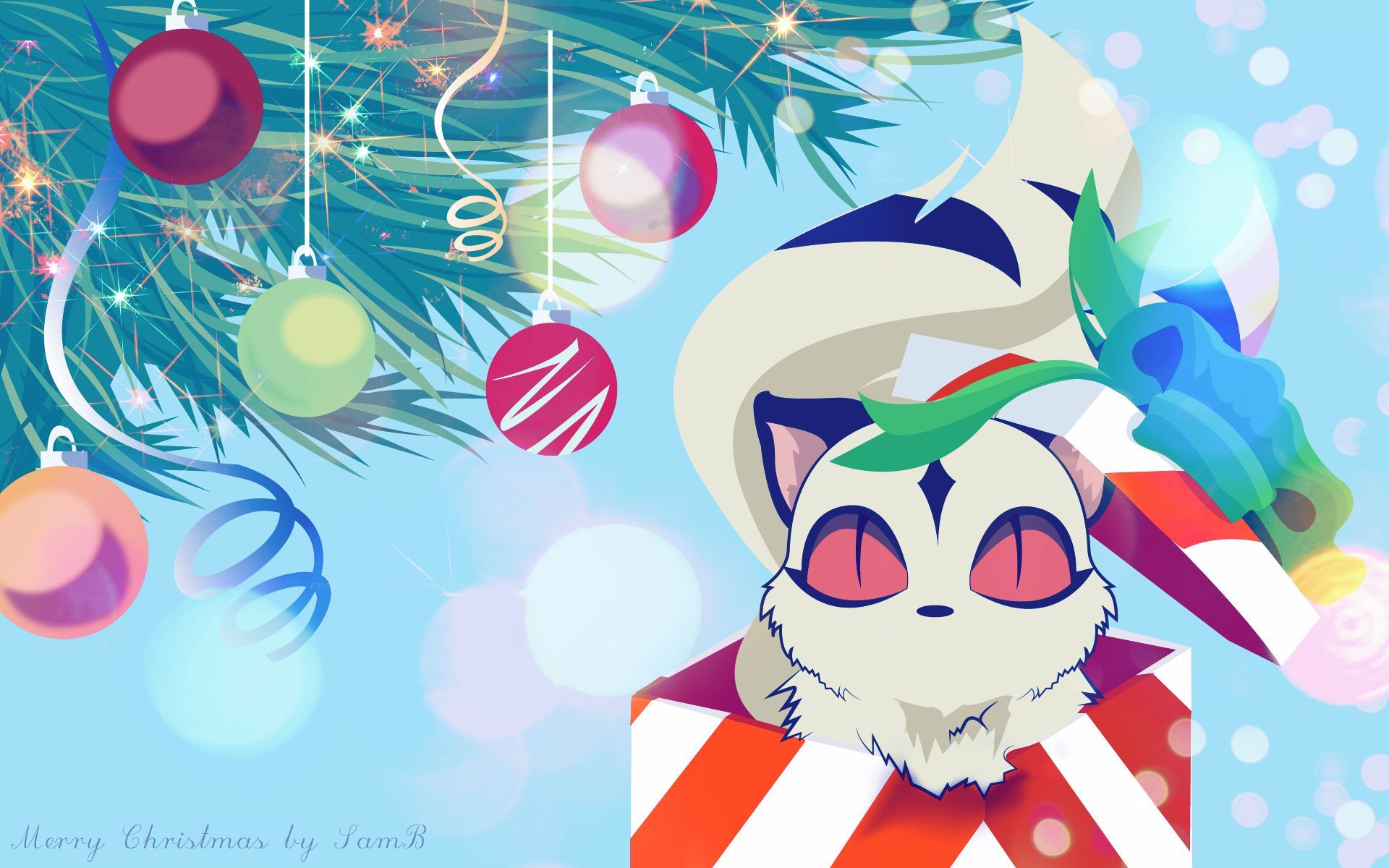Kirara for Christmas - #Kirara - #InuYasha #wallpaper #anime. Anime christmas, Anime, Anime wallpaper