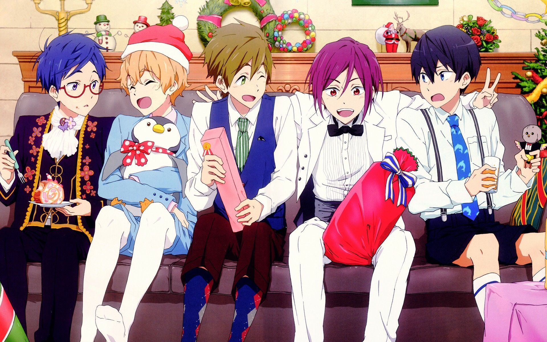 Free Christmas All Anime, Anime Boys, Anime Art, Anime Swim Club Kids Wallpaper & Background Download