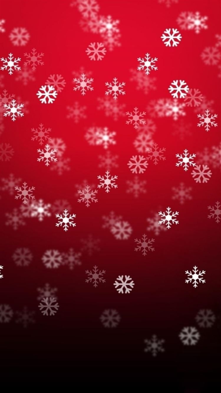 Christmas Snowflake Pattern Background iPhone 8 Wallpaper Free Download