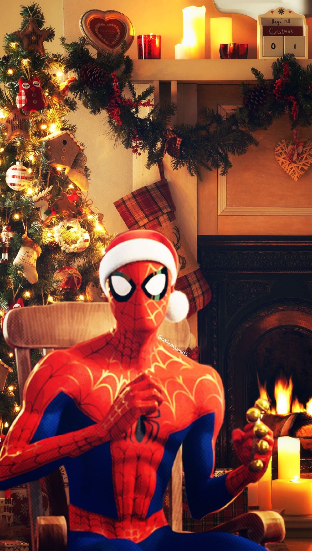 Spider Man Christmas Wallpaper