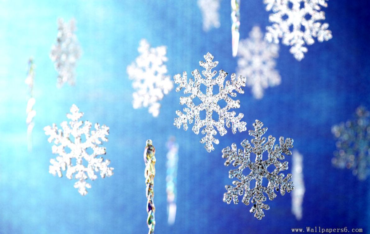 Snowflake For Christmas － Holiday Wallpaper Free Download Wallpaper HD
