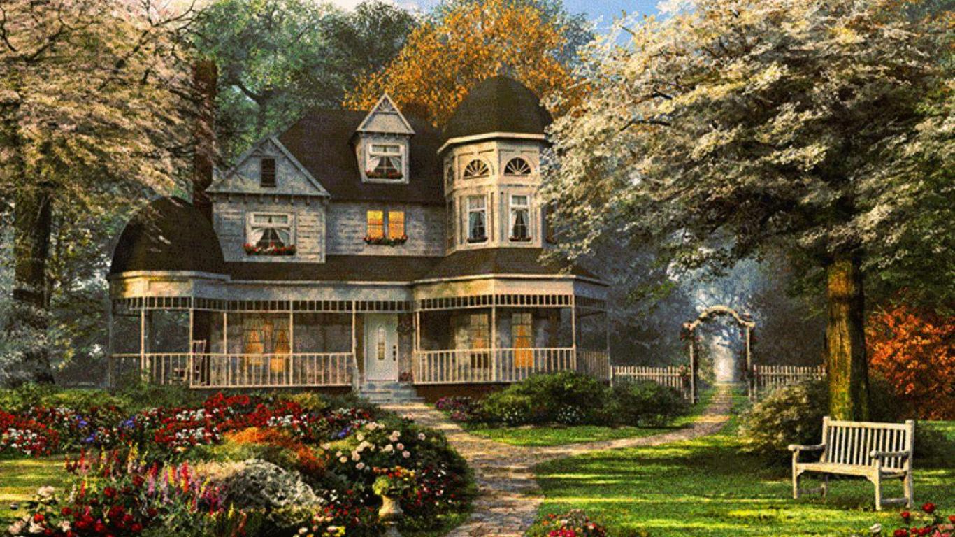 Country Home Wallpaper