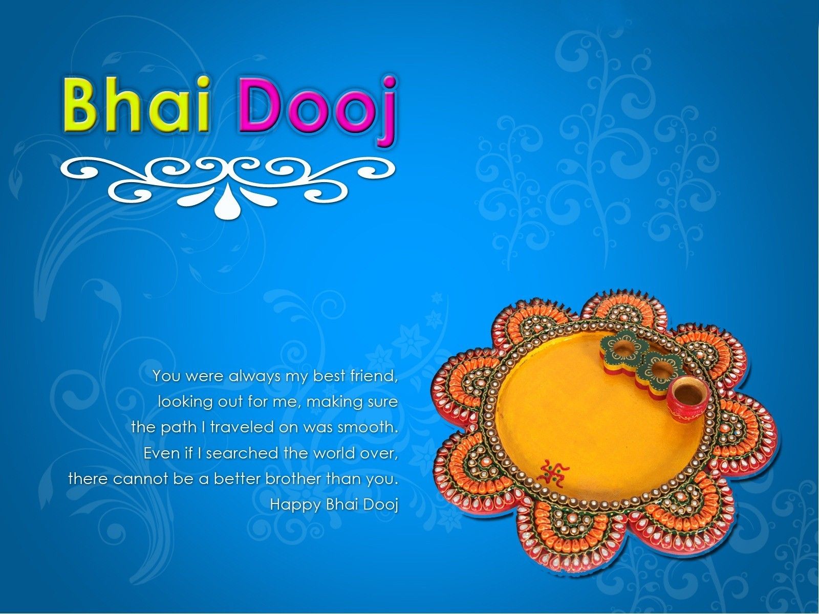Bhai Dooj Quotes Wallpaper 00236