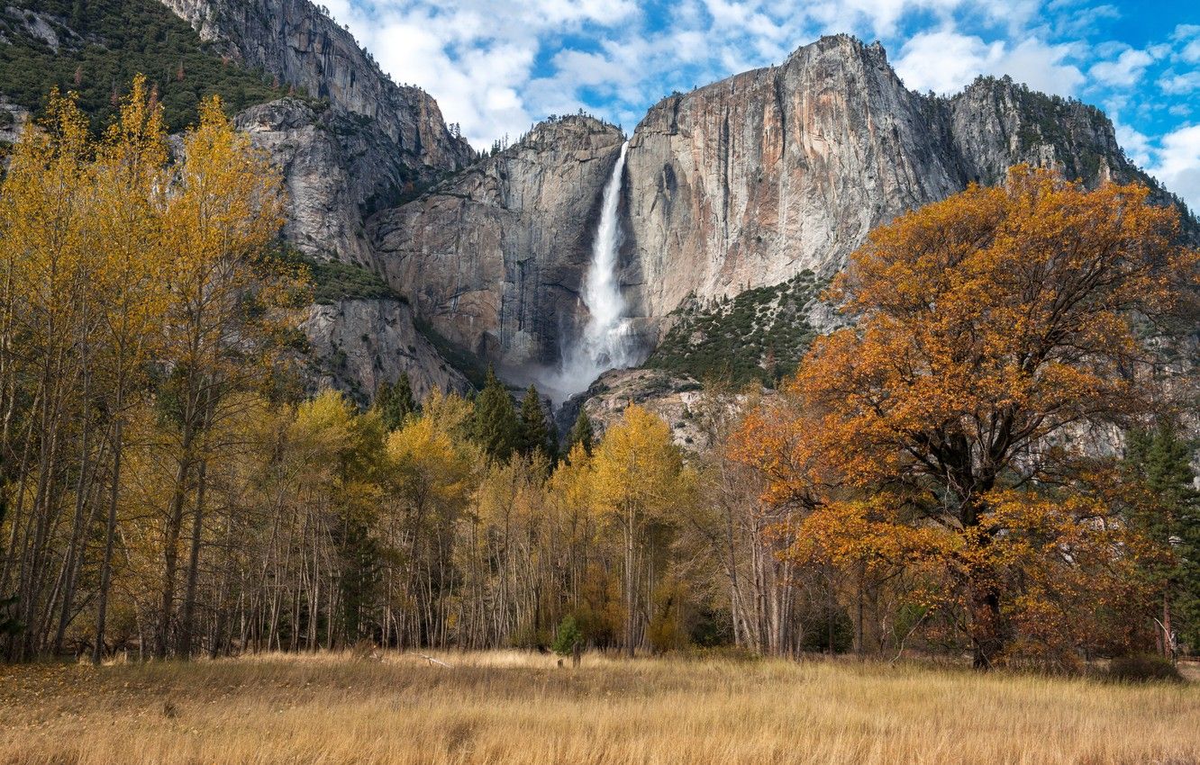 Wallpaper autumn, California, Yosemite Valley, United States - for desktop, section пейзажи