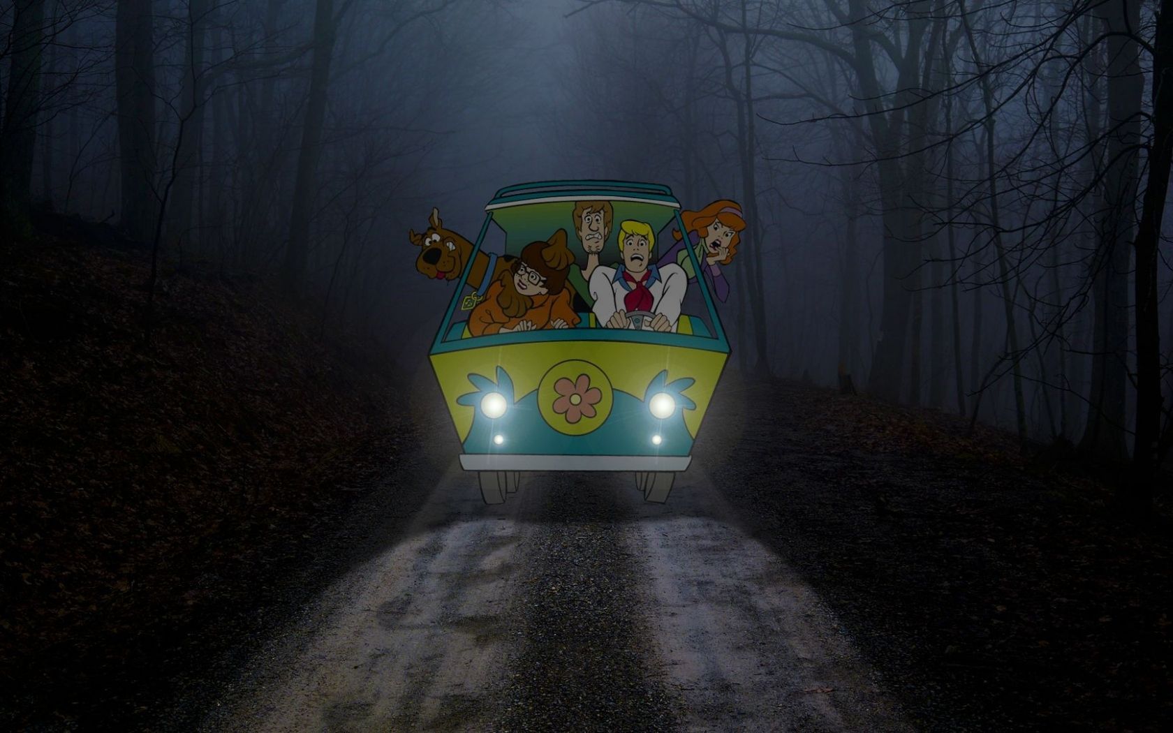 Free Download Scoo Doo Gang Wallpaper Mystery Machine Van for Scooby Doo Mystery Machine Wallpaper. Scooby doo, Mystery machine van, Cartoon wallpaper
