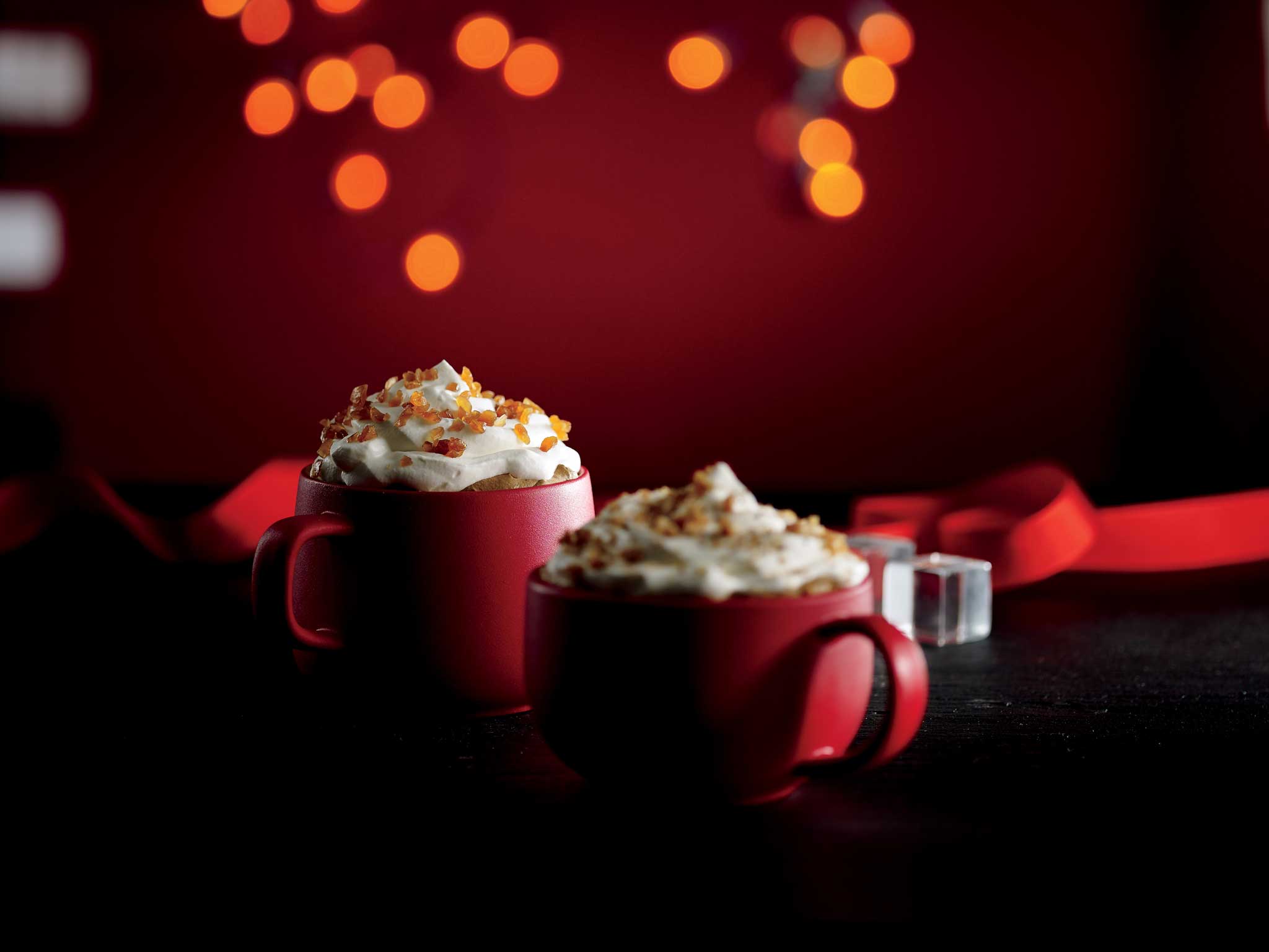 Starbucks red cups and Christmas drinks are back, including eggnog, gingerbread and toffee nut lattes