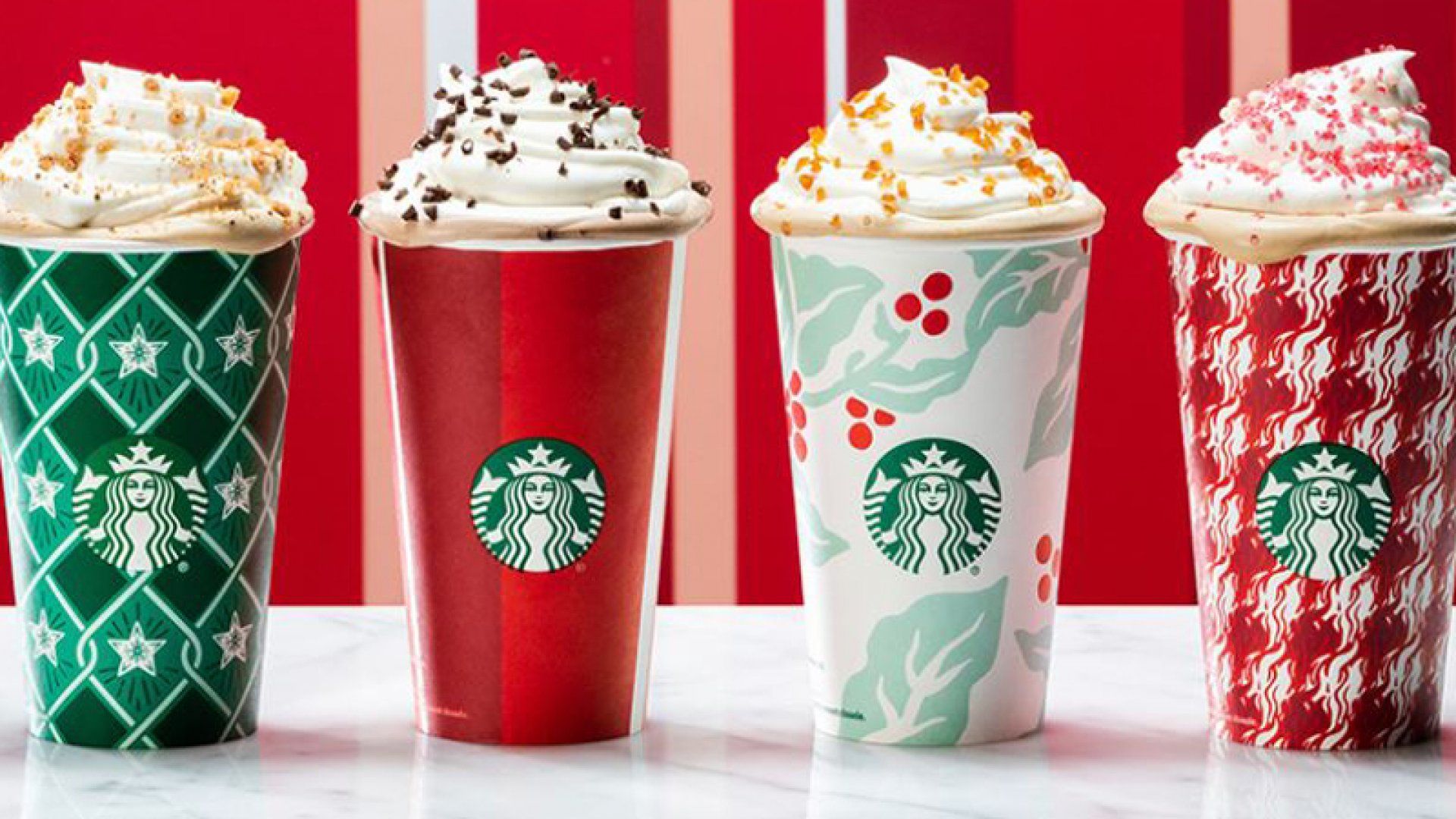 Starbucks Stirs Up Anti Christmas Subversion Again With Its New Holiday Cups (Well, One Of Them)