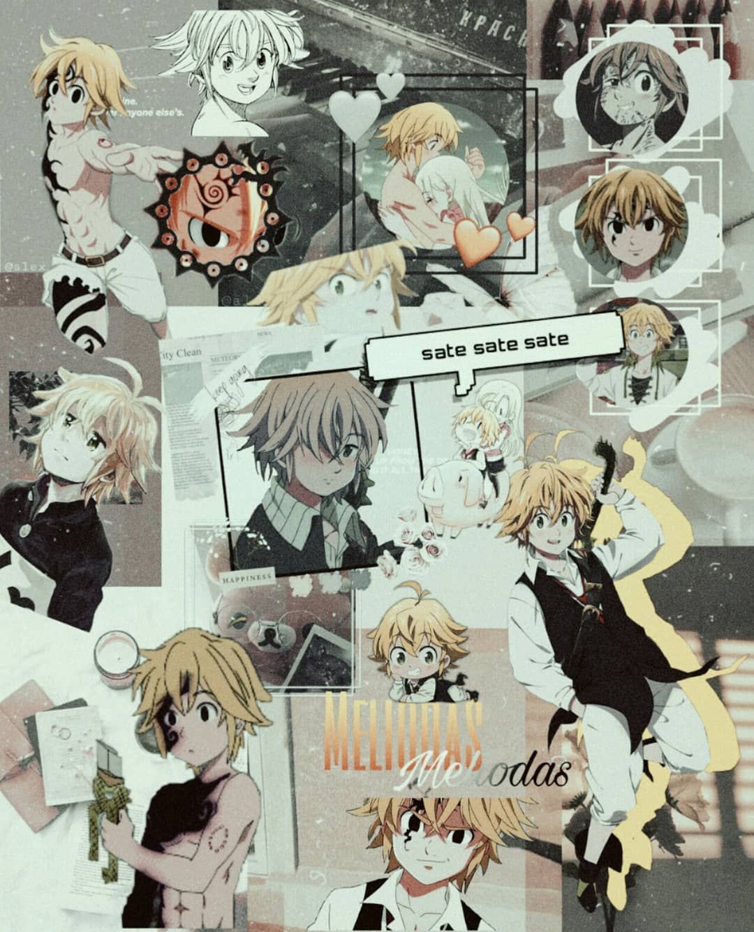 Seven Deadly Sins iPhone Manga Aesthetic Wallpapers - Wallpaper Cave