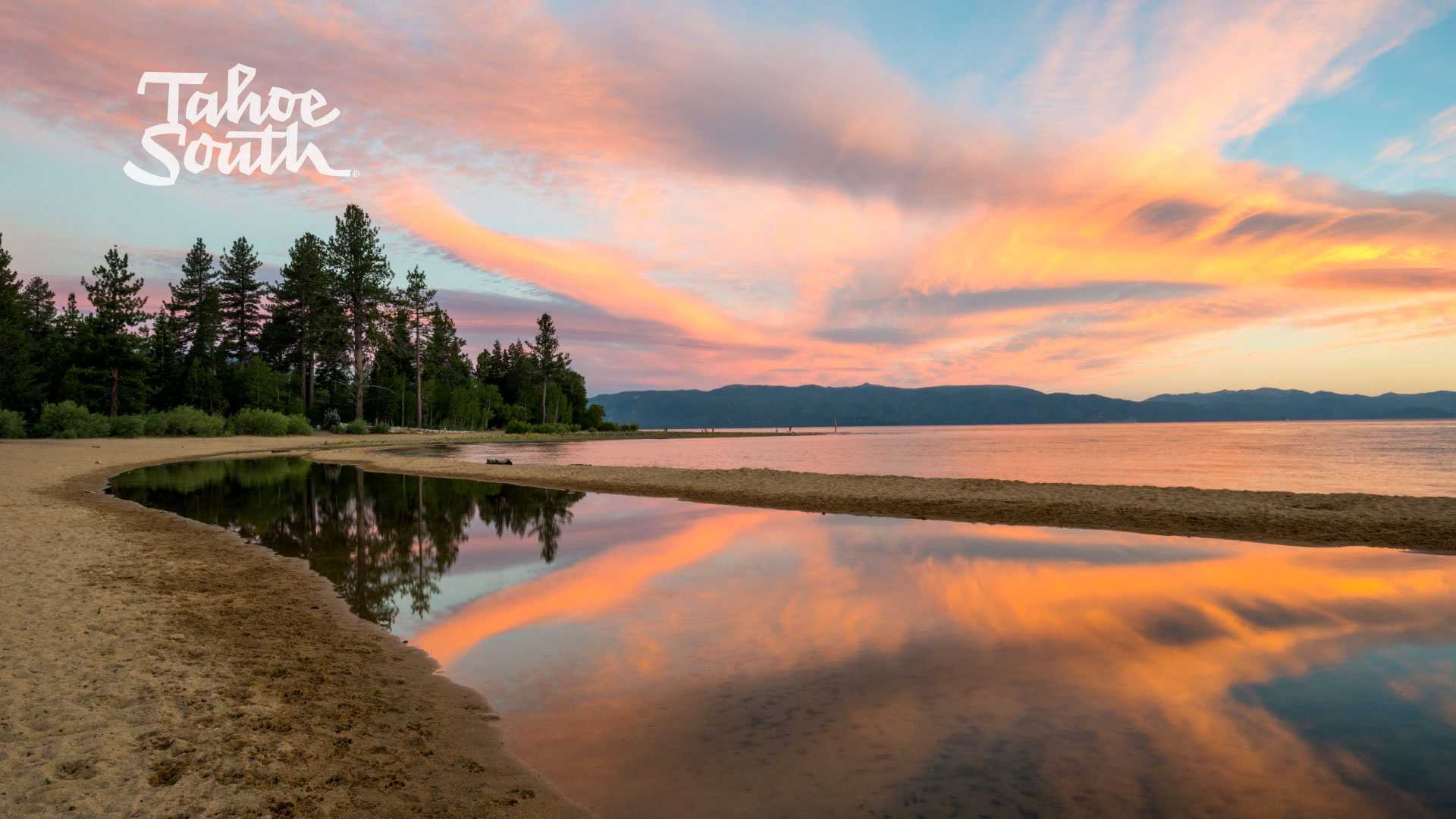 Four Lake Tahoe Background For Video Conferencing