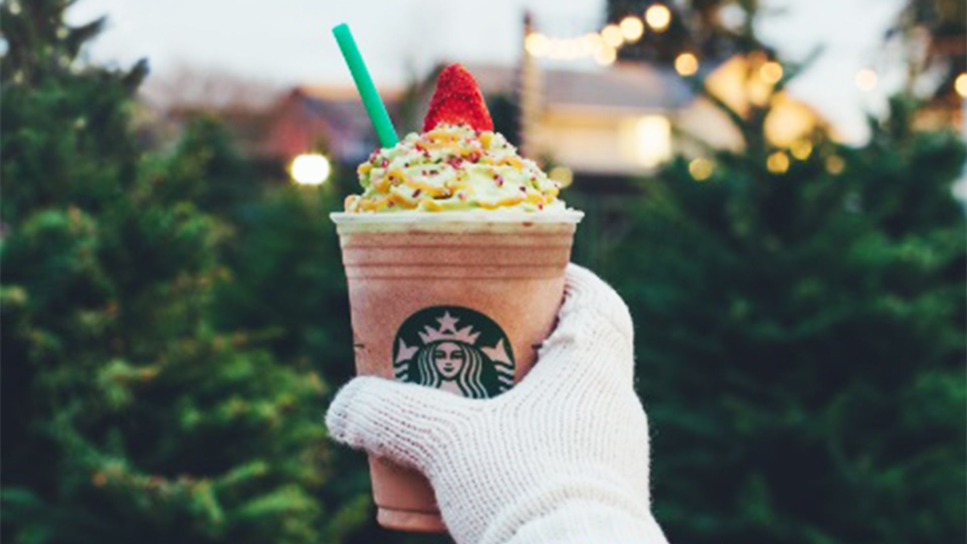 Starbucks Christmas Tree Frappuccino taste test