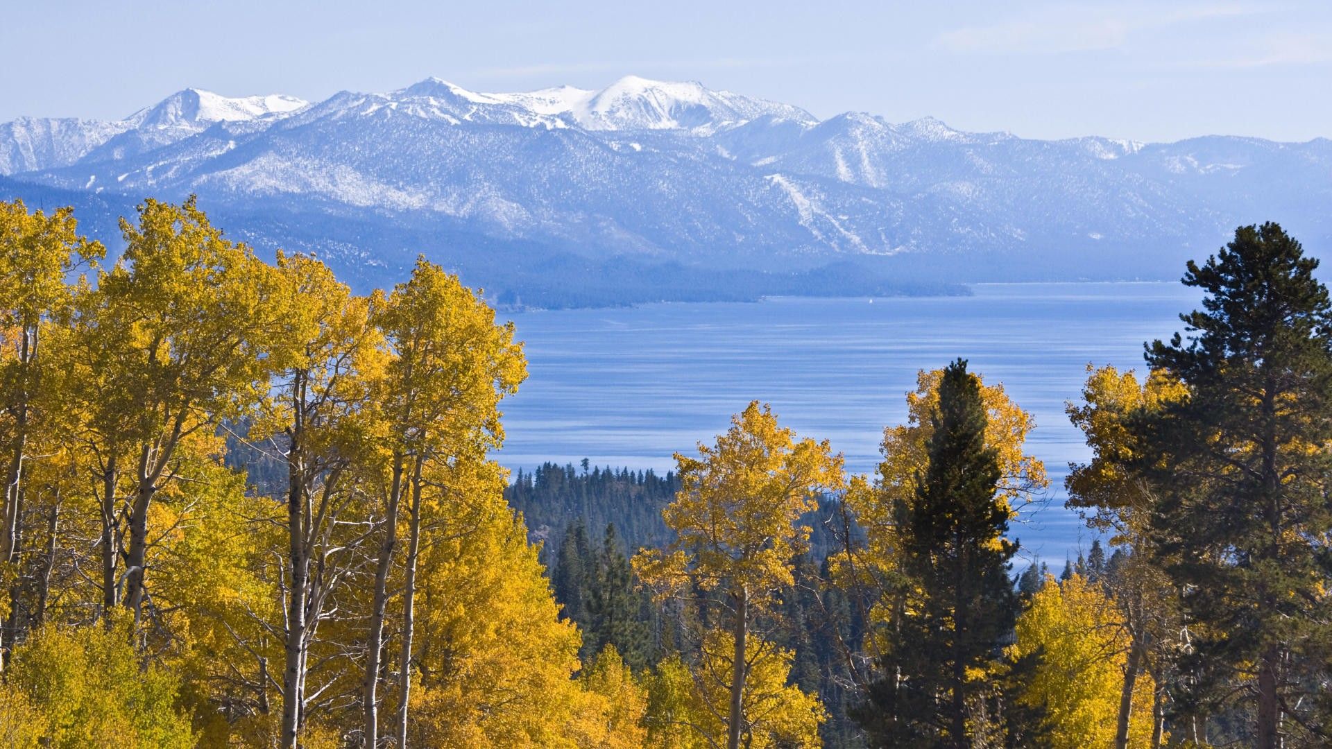 North Lake Tahoe Fall Wallpaper. Christmas Snowflake Wallpaper, Lake Wallpaper and Beautiful Lake Background