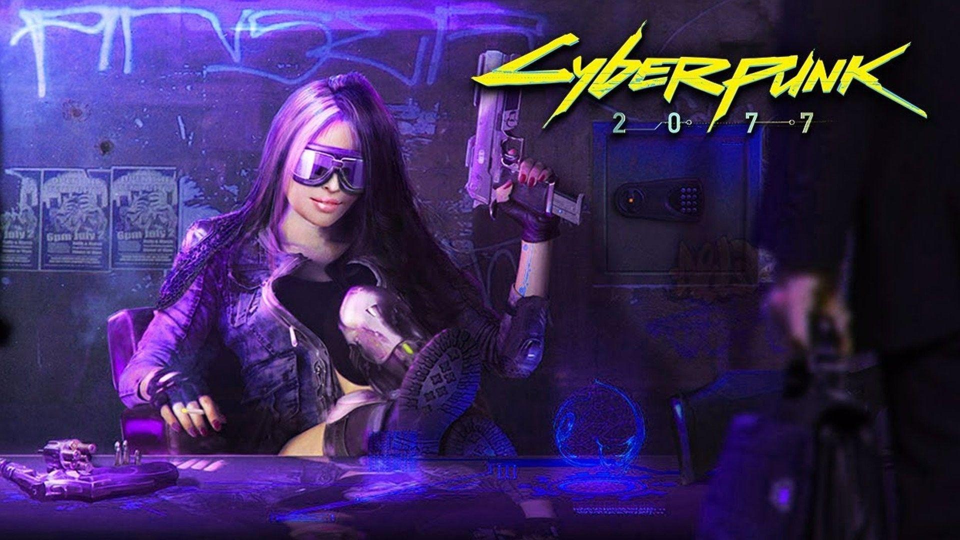 Cyberpunk 2077 Girl Wallpaper Free HD Wallpaper