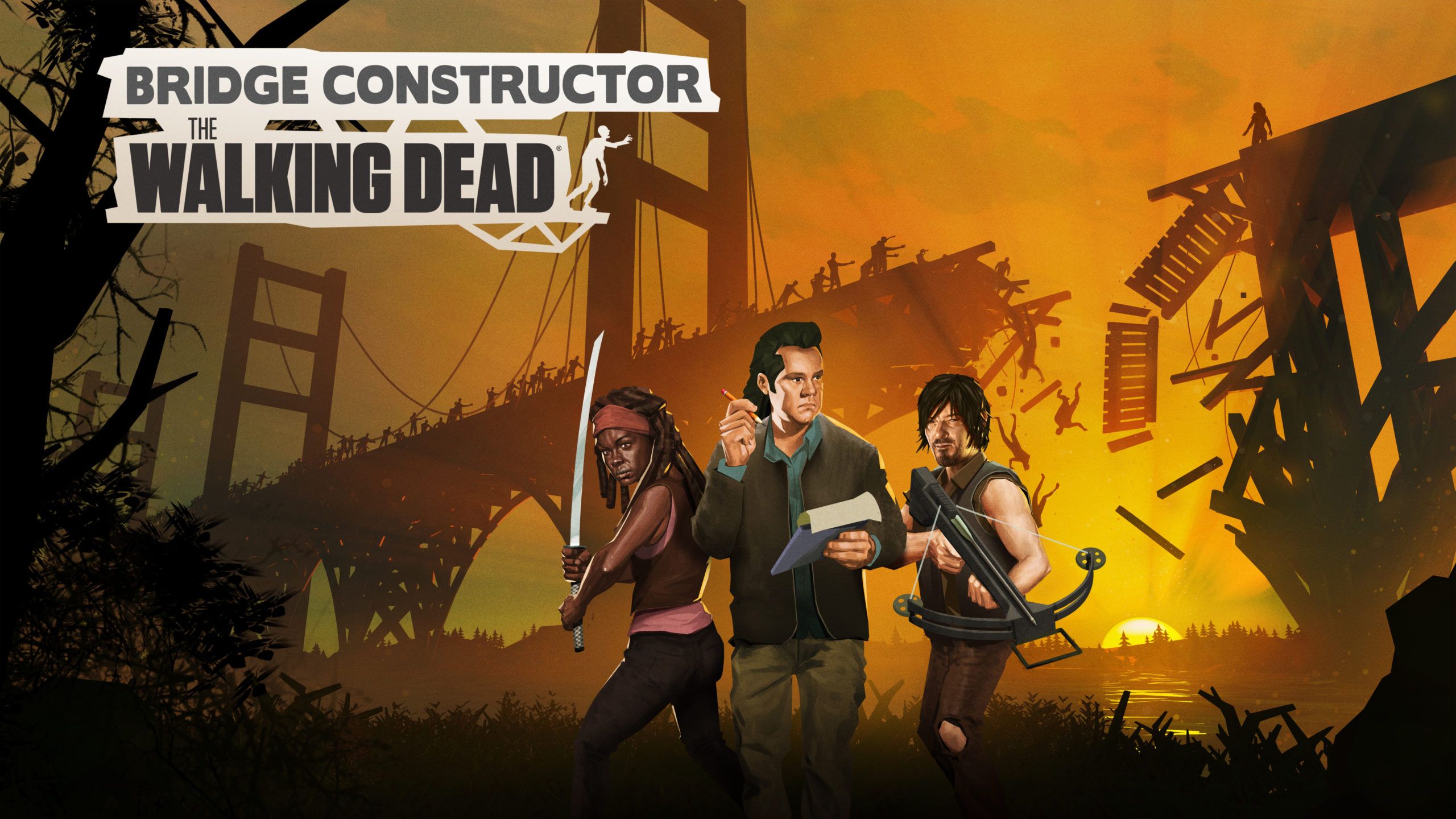 Bridge Constructor: The Walking Dead Is Coming To Android On November 19, Pre Registration Now Available