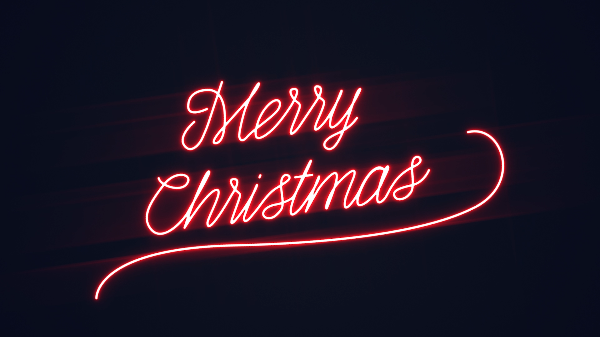 Merry Christmas Neon light Write on