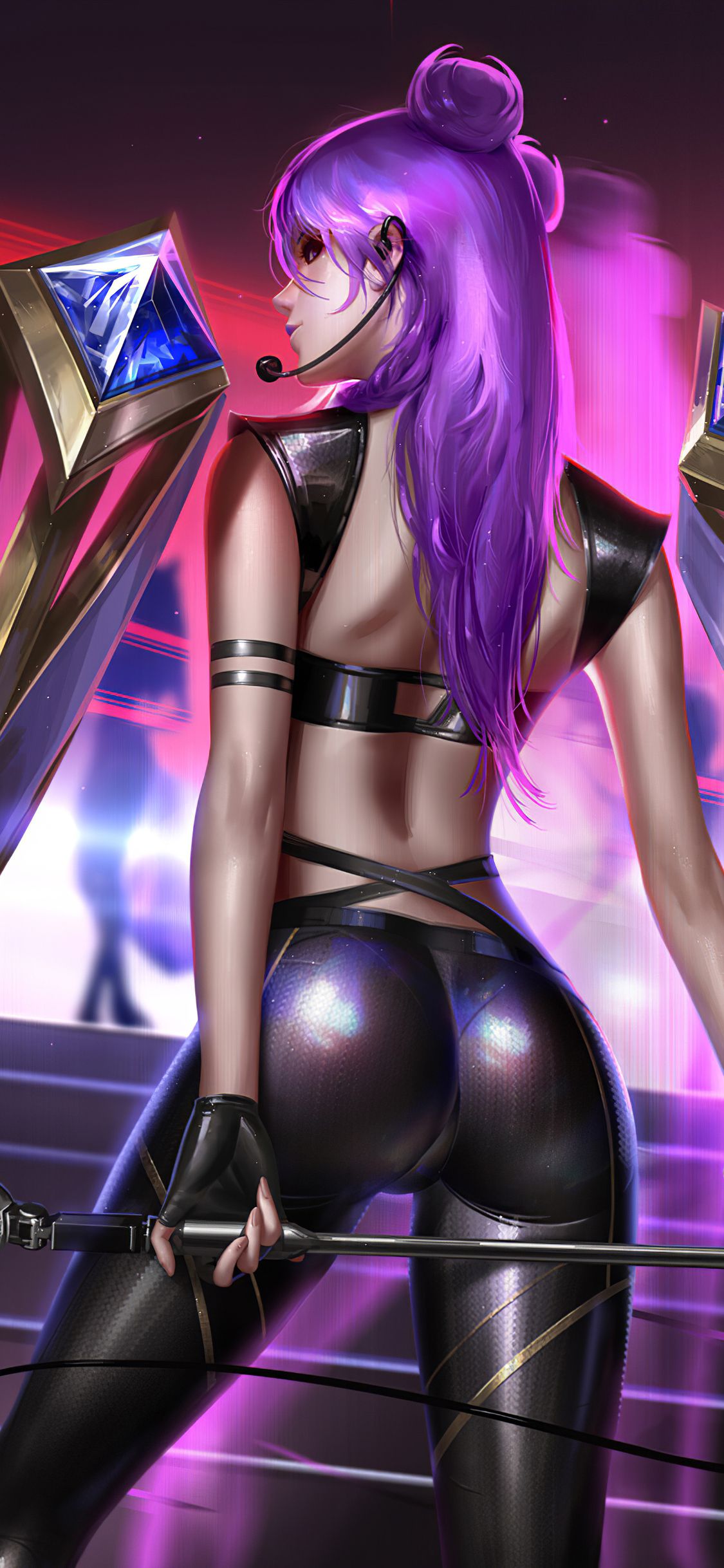 Kda Kaisa Lol Art 4k iPhone XS, iPhone 10, iPhone X HD 4k Wallpaper, Image, Background, Photo and Picture