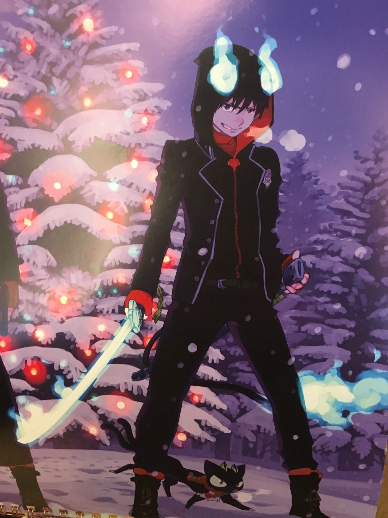 blue exorcist christmas